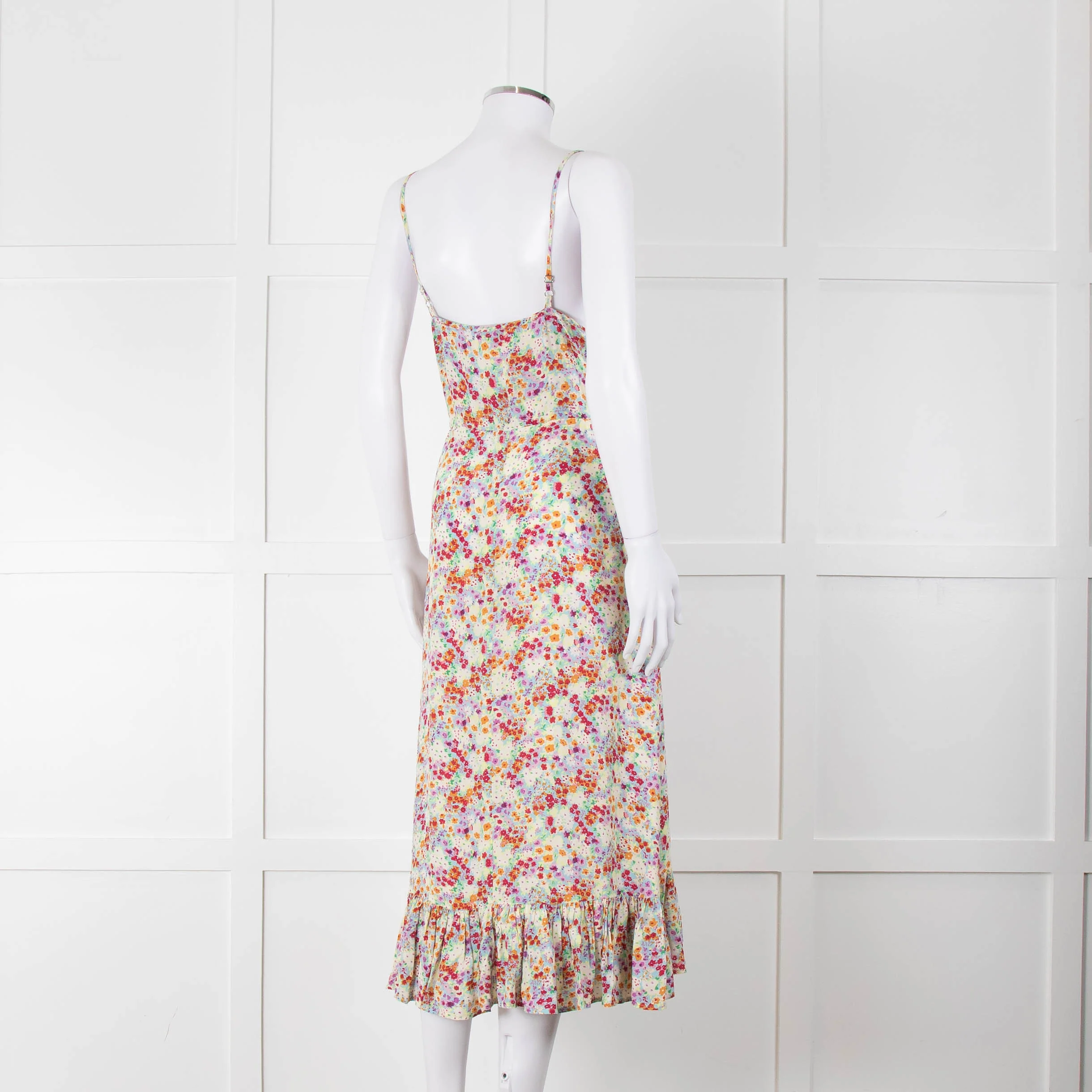 Rails Strappy Pink, Purple, Yellow and Green Midi Dress - Image 4