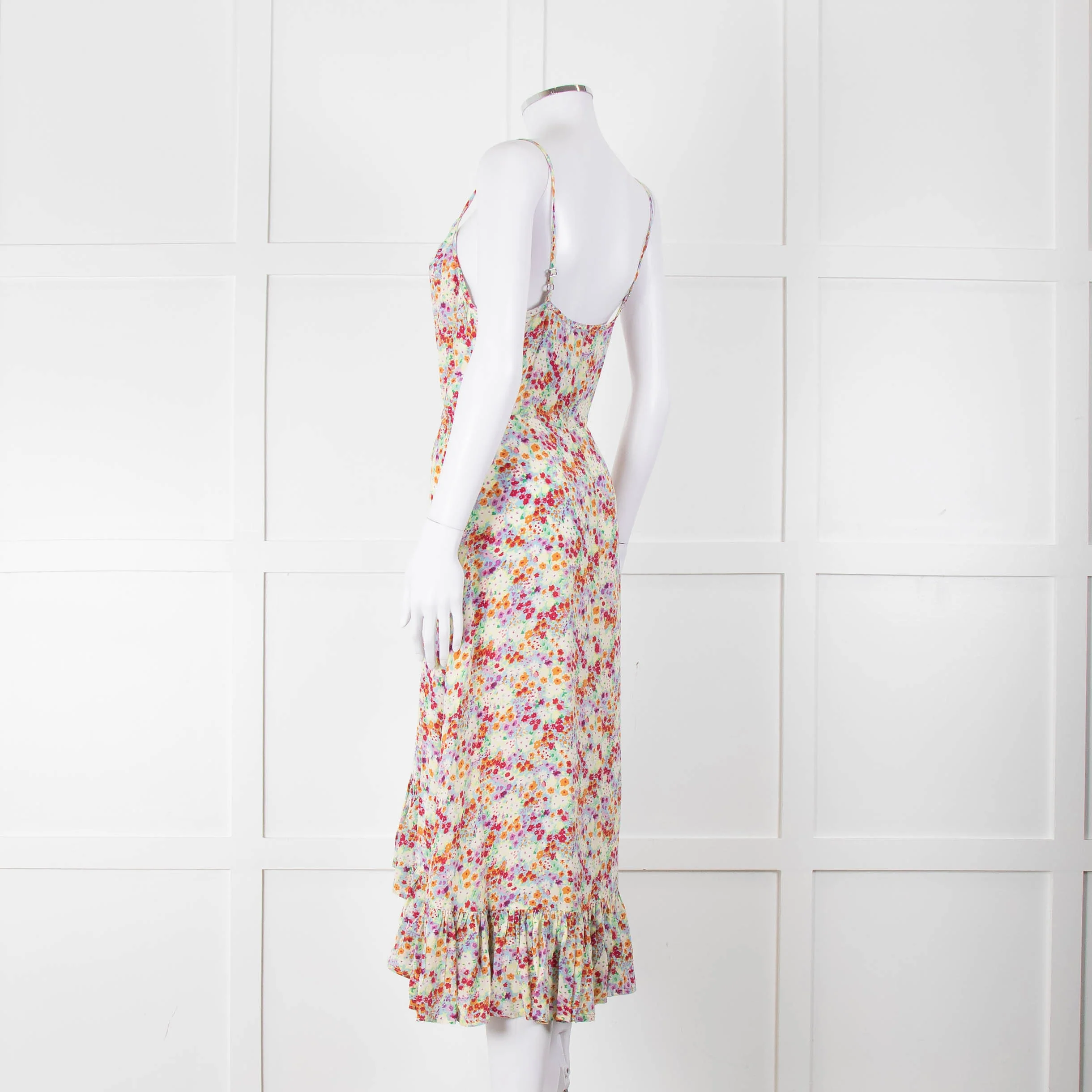Rails Strappy Pink, Purple, Yellow and Green Midi Dress - Image 6