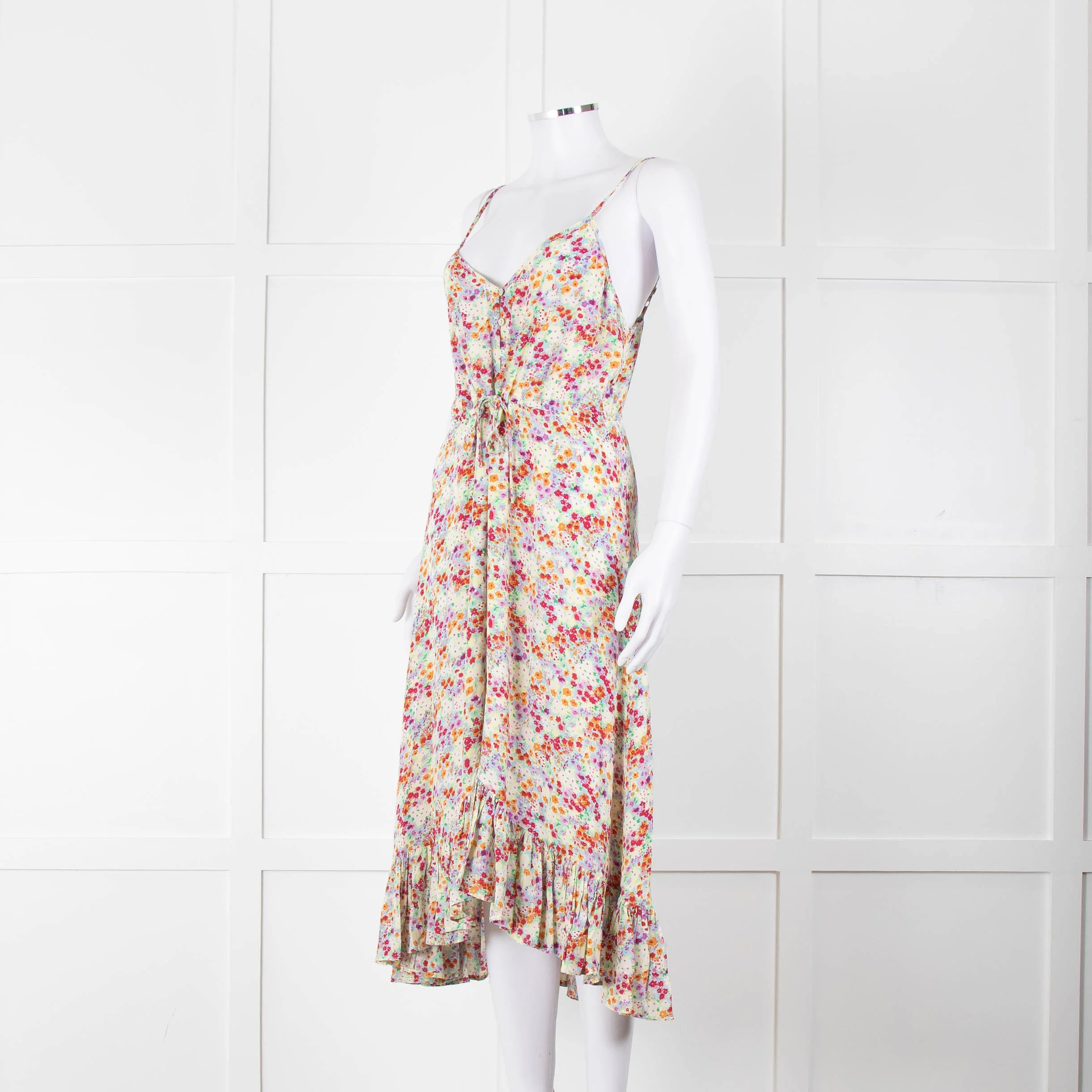 Rails Strappy Pink, Purple, Yellow and Green Midi Dress - Image 8