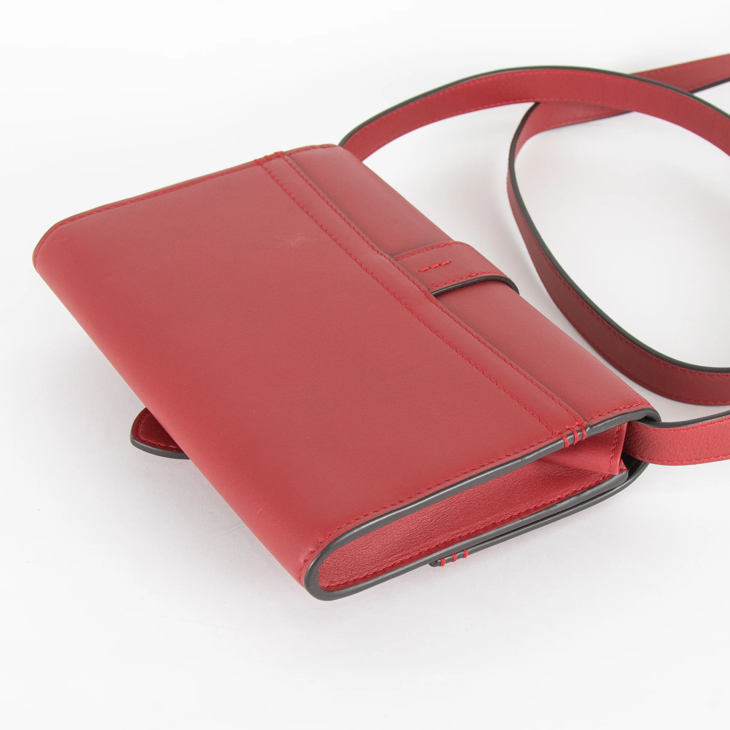 Ralph Lauren Red Wellington Crossbody Bag - Image 6