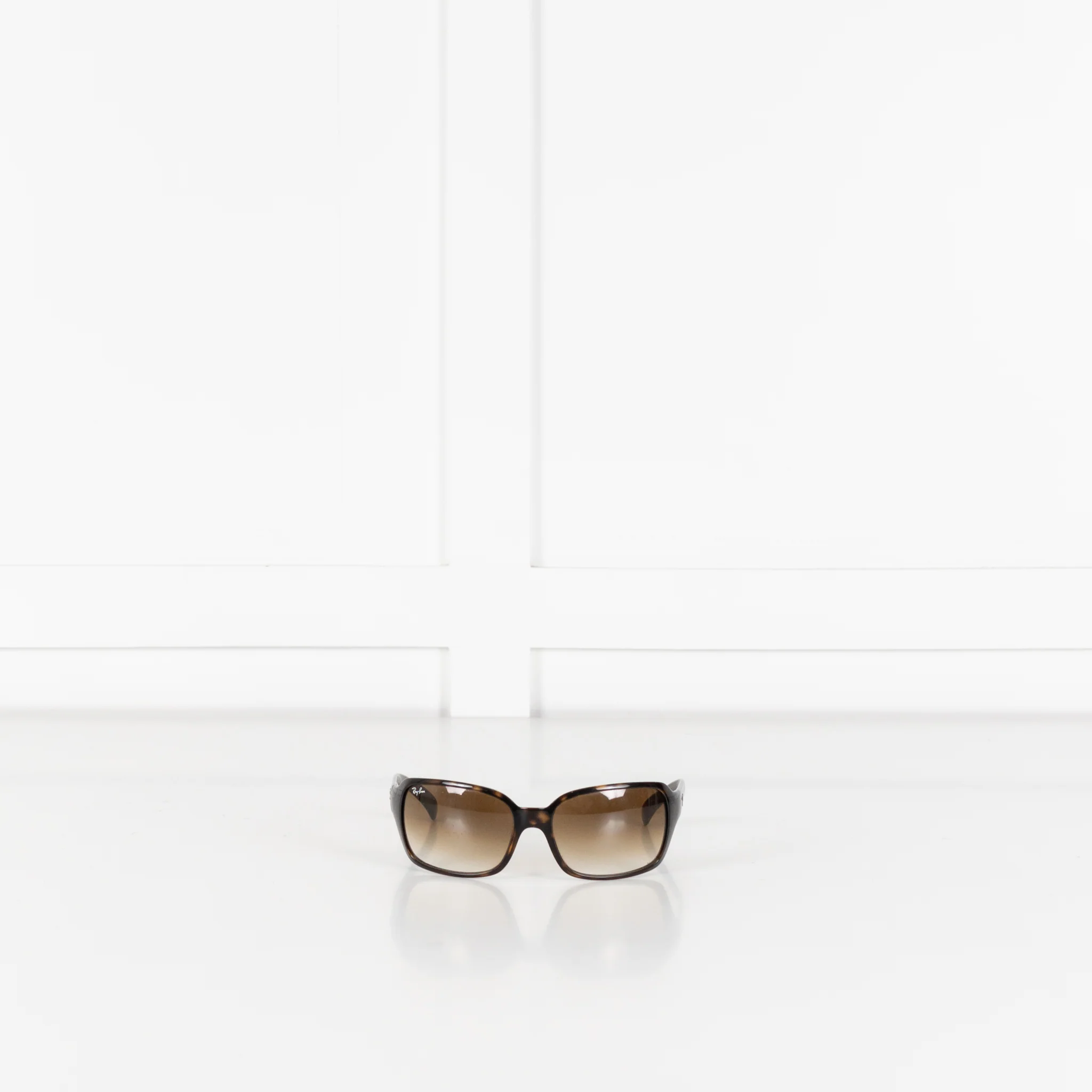 Ray-Ban Havana Brown Sunglasses With Gradient Lenses - Image 2