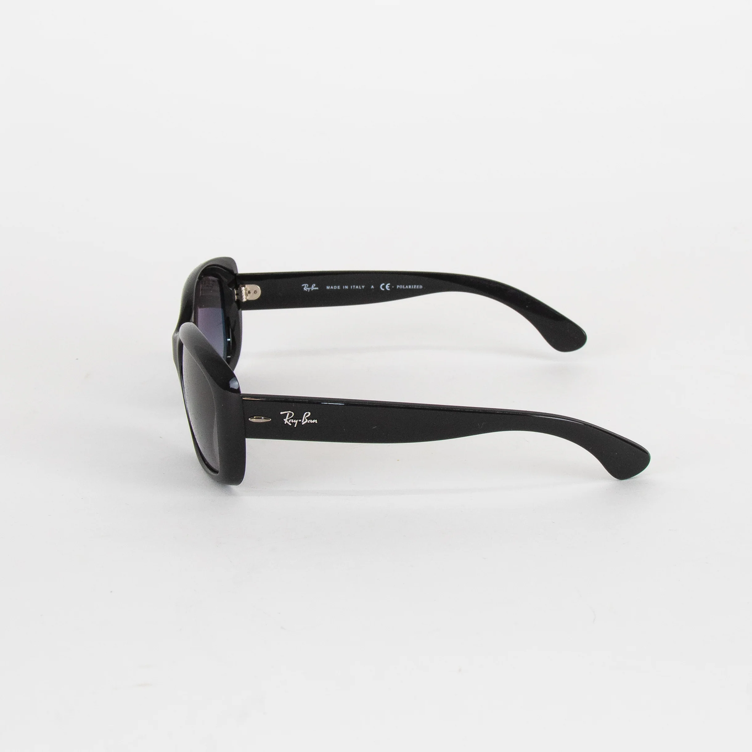 Rayban Black Polarised Rectangle Frame Sunglasses - Image 6