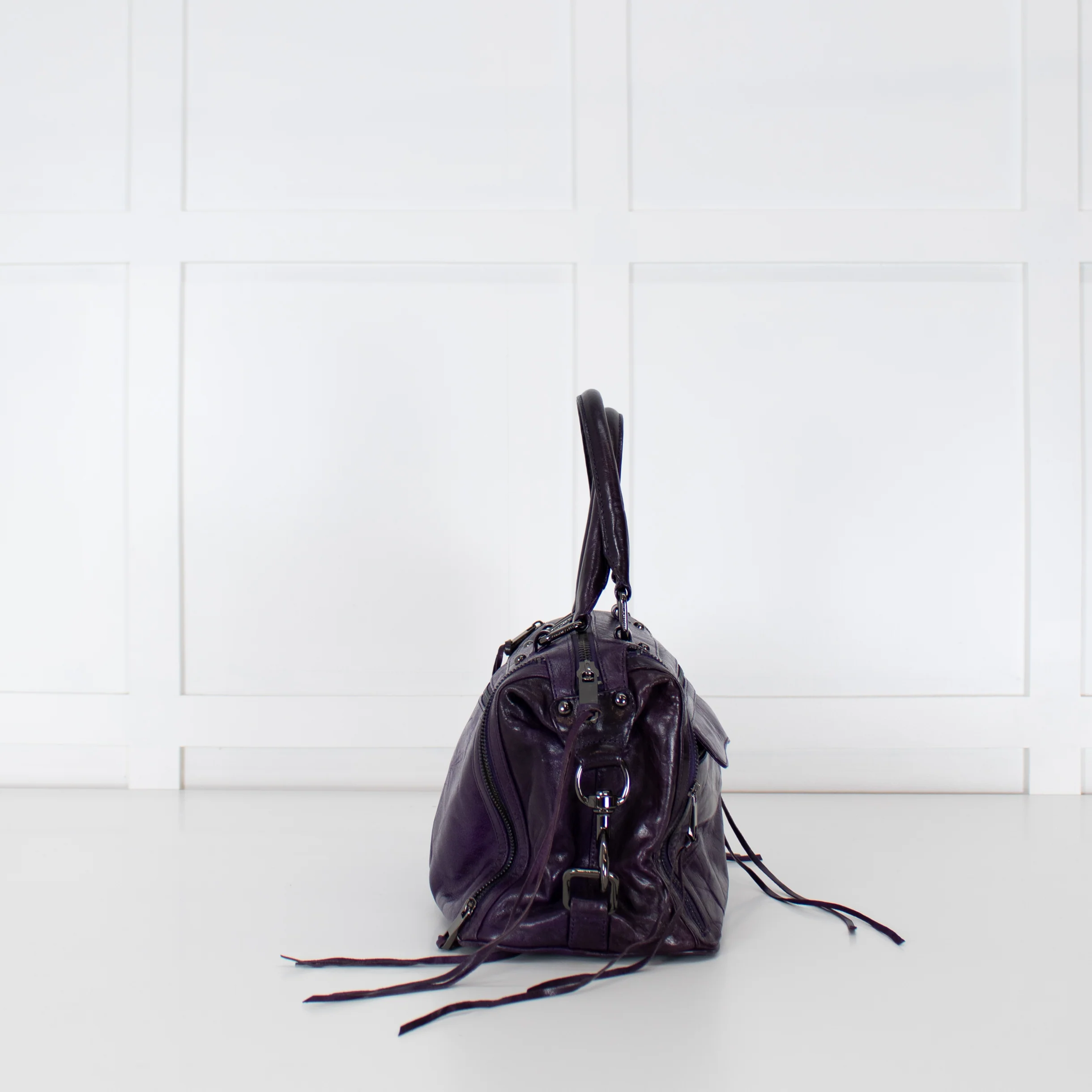 Rebecca Minkoff Purple Leather Mab Bag - Image 3