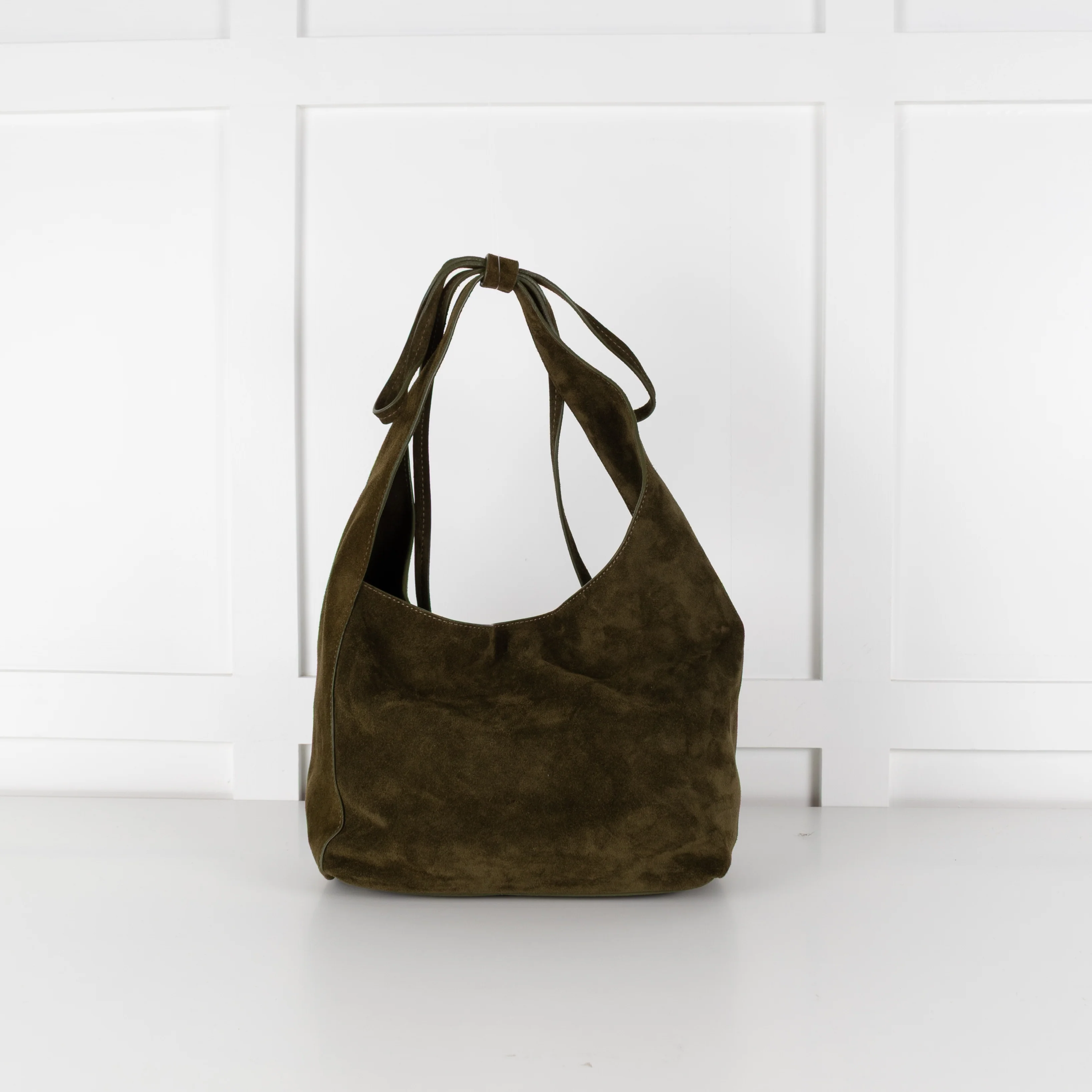 Reformation Green Suede Vittoria Small Bag - Image 3