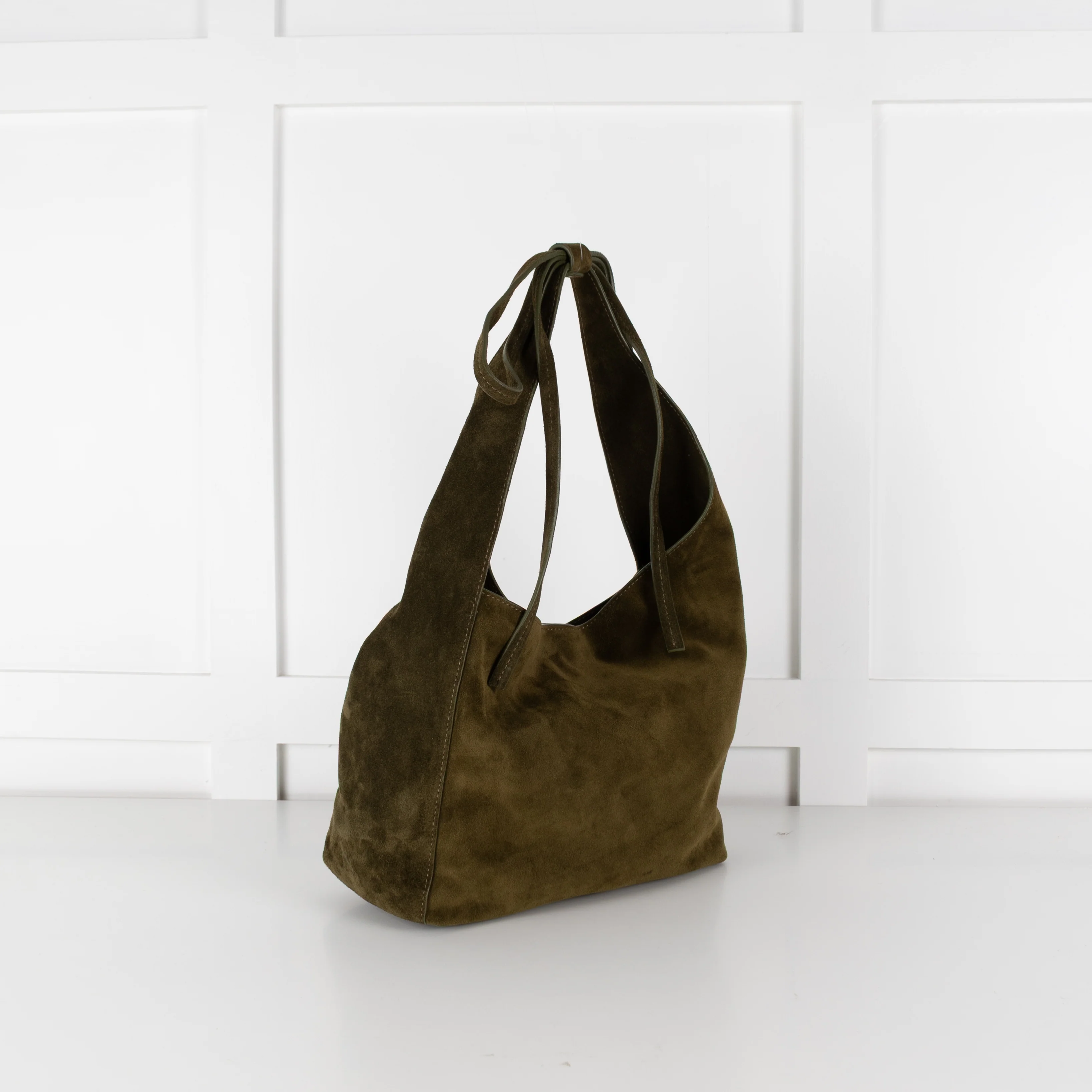Reformation Green Suede Vittoria Small Bag - Image 5