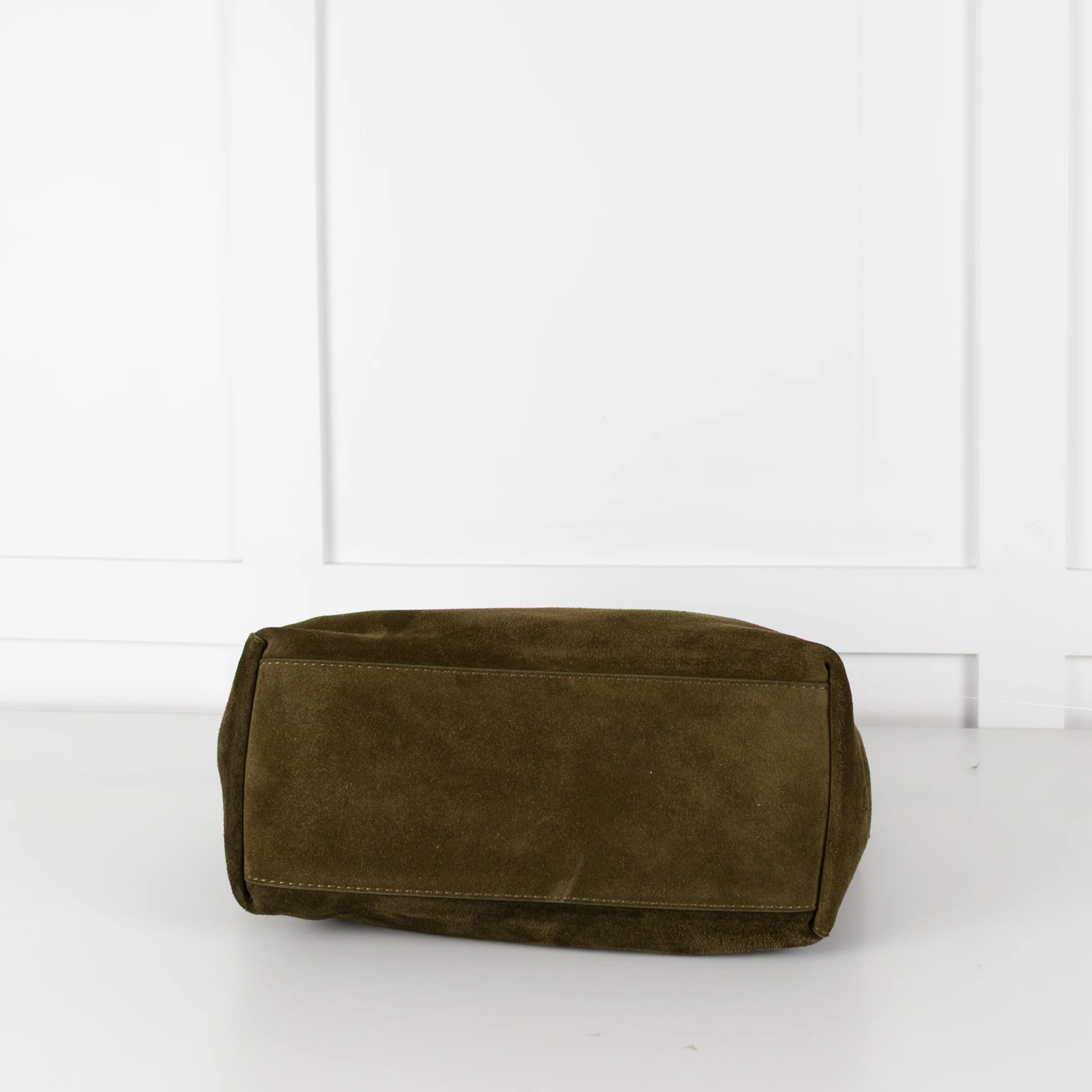 Reformation Green Suede Vittoria Small Bag - Image 6
