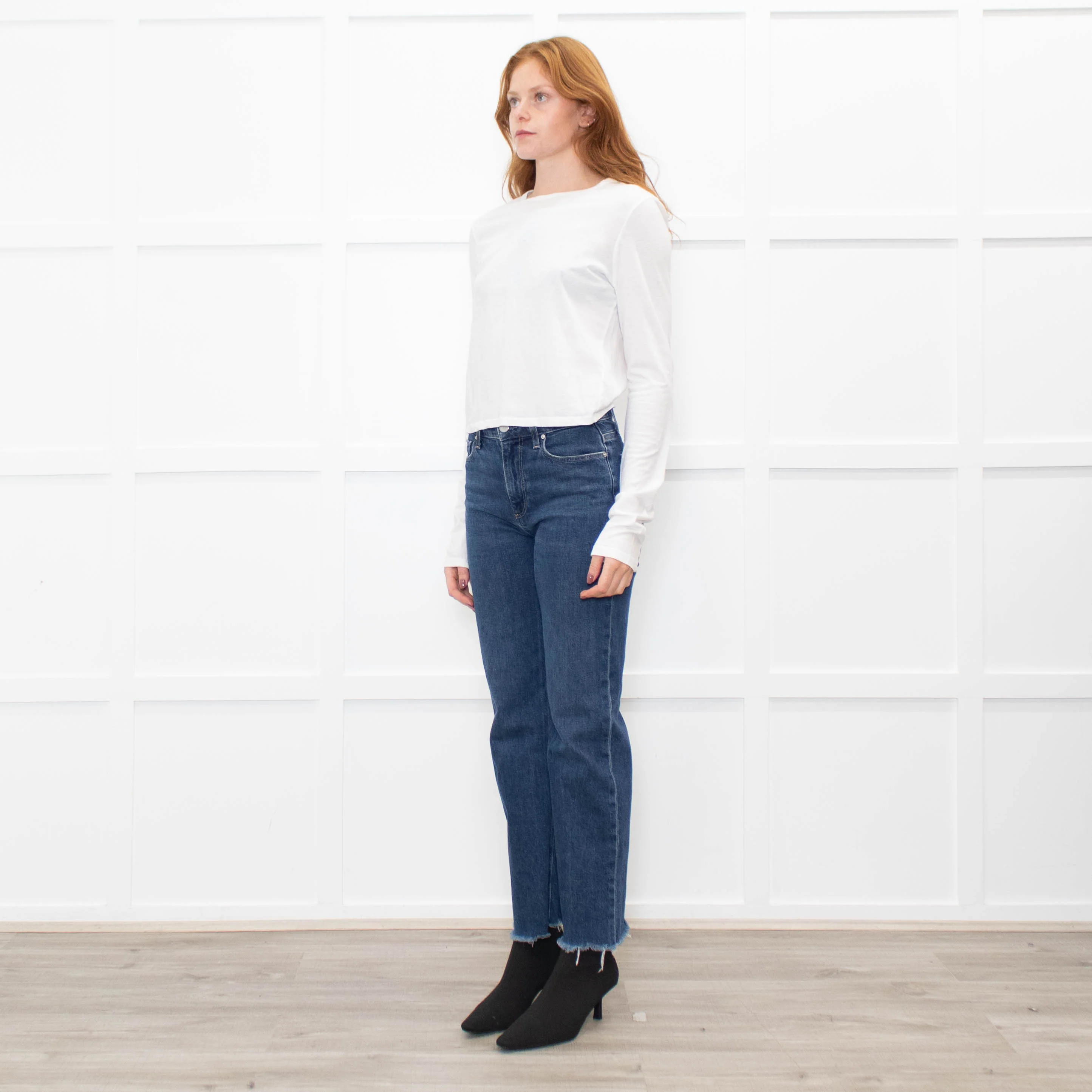 Reformation White Long Sleeve T-Shirt - Image 3
