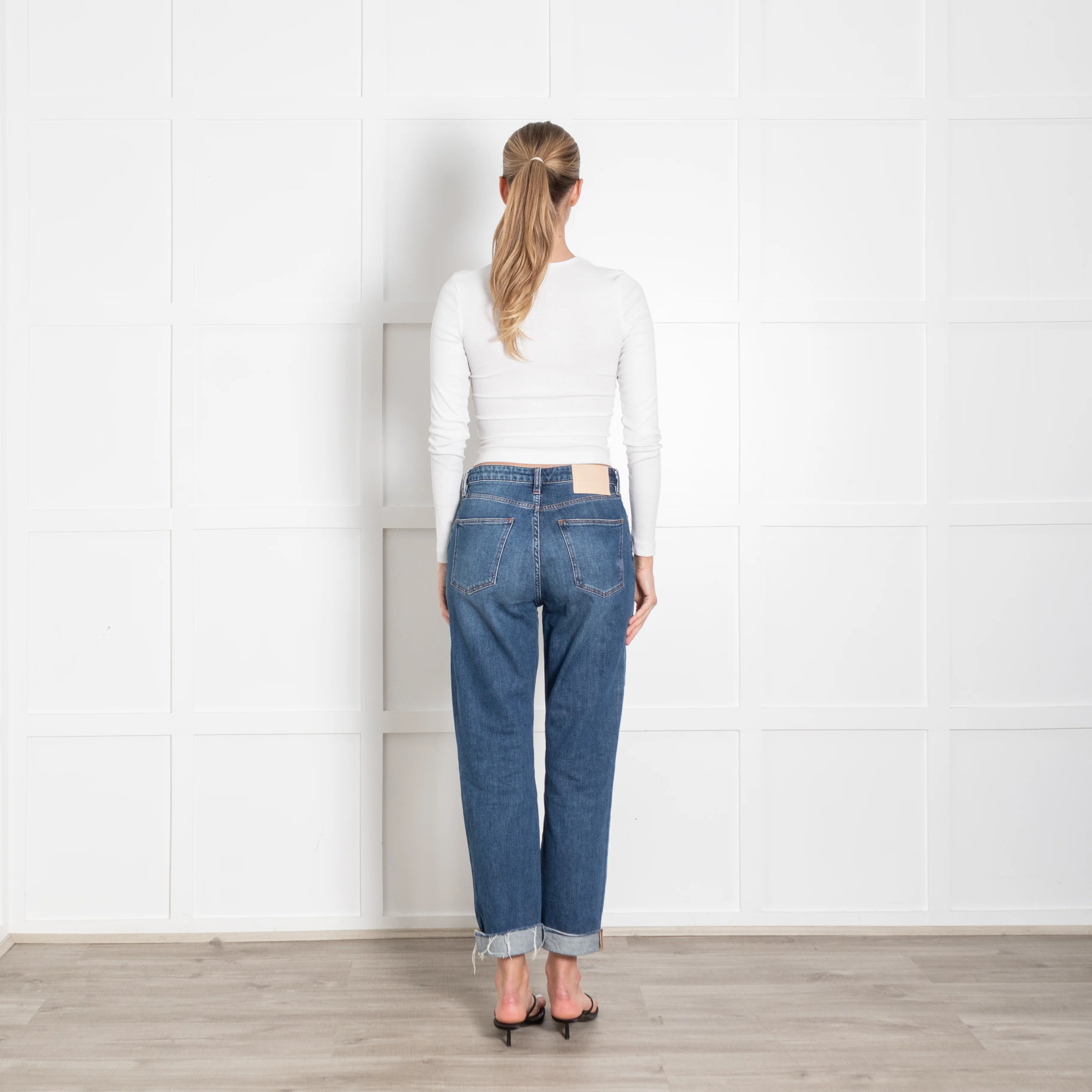 Reiko Blue Raw Edge Jeans - Image 5