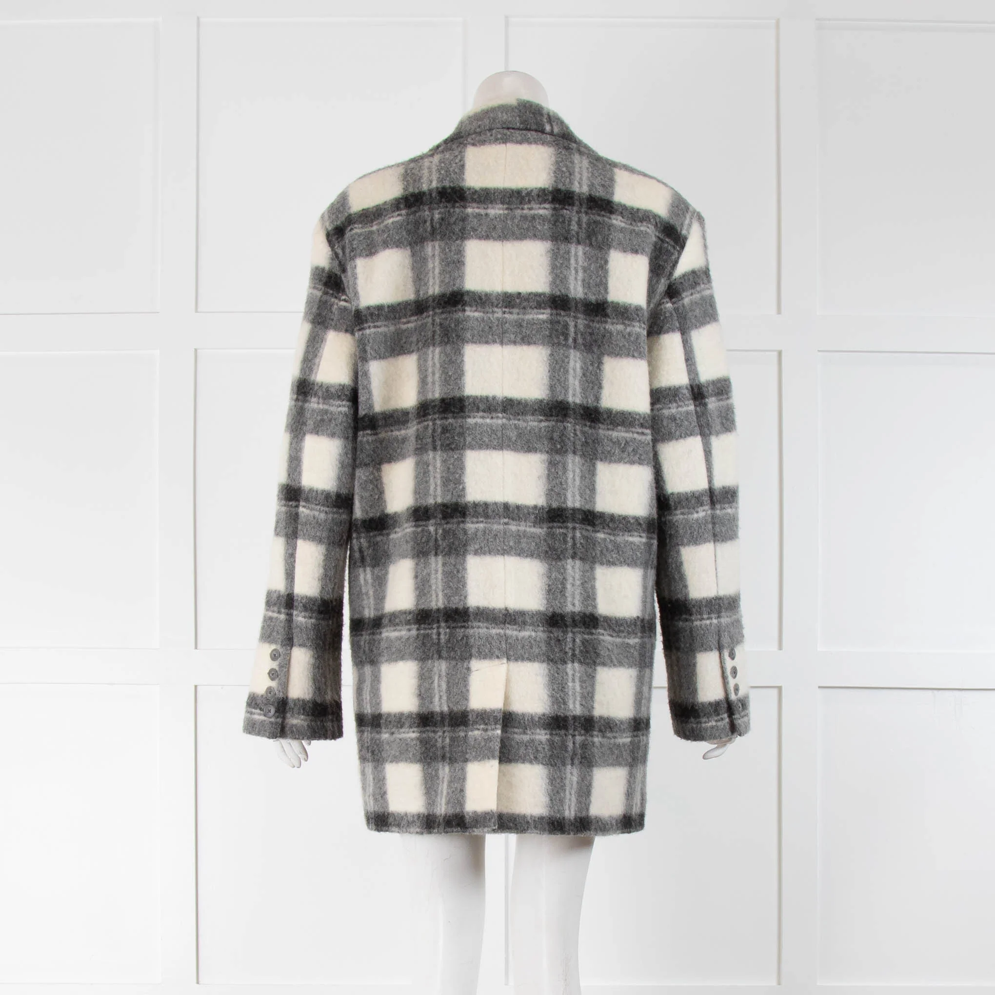 Reiko Grey Check Blazer - Image 3