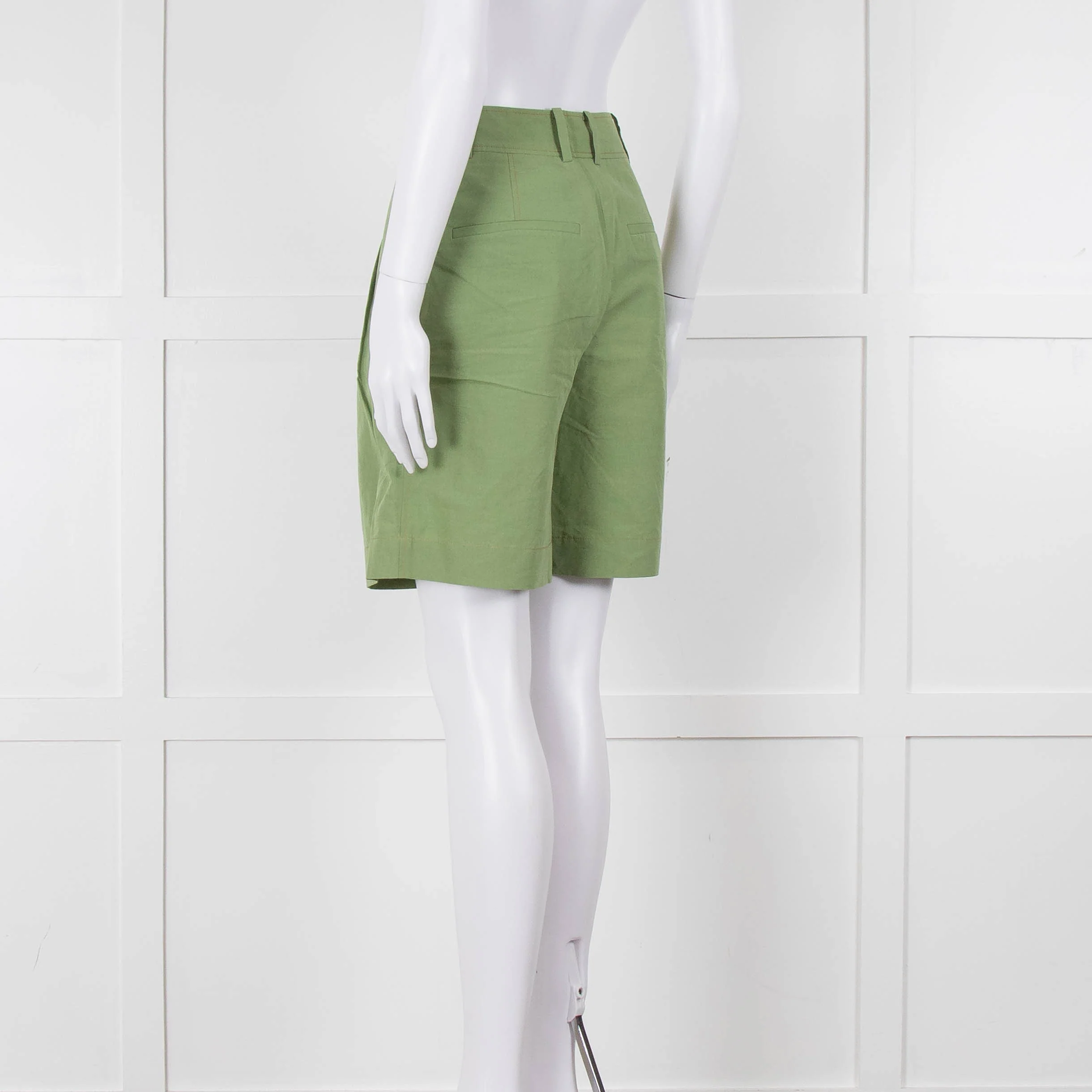 Rejina Pyo Green High Waisted Shorts - Image 6