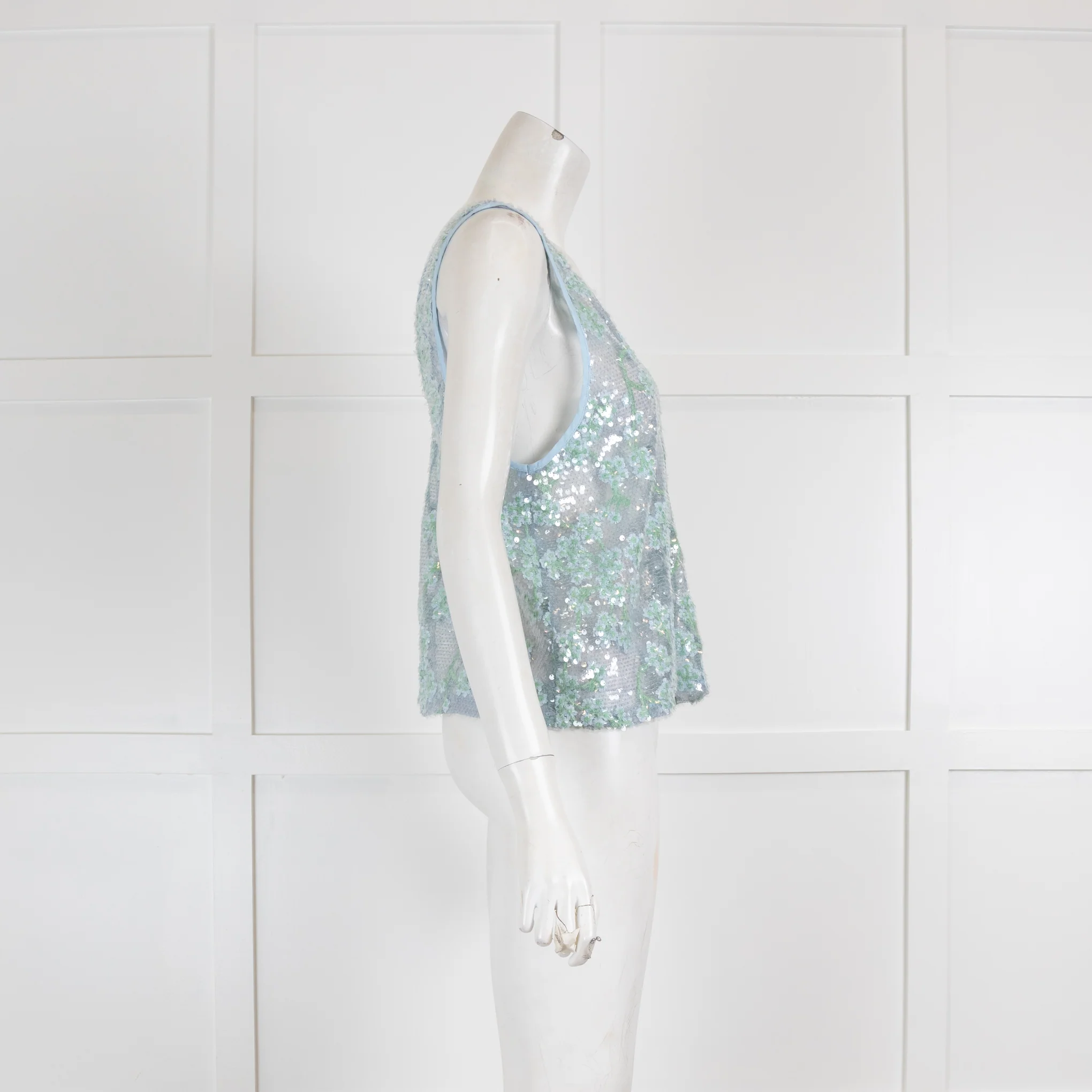 Resume Pale Blue Sequin Tank Top - Image 2