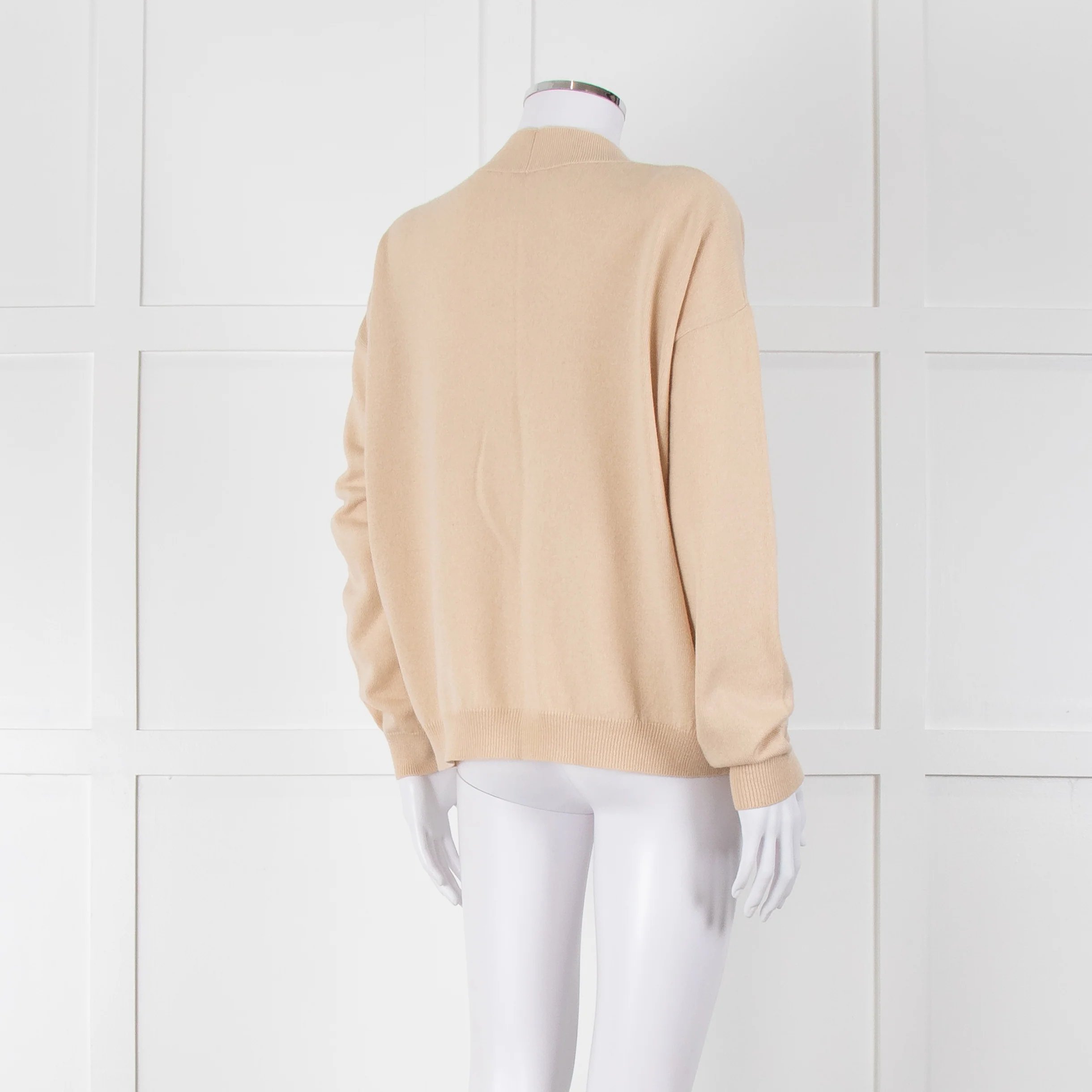 Riani Cream V Neck Cardigan - Image 4