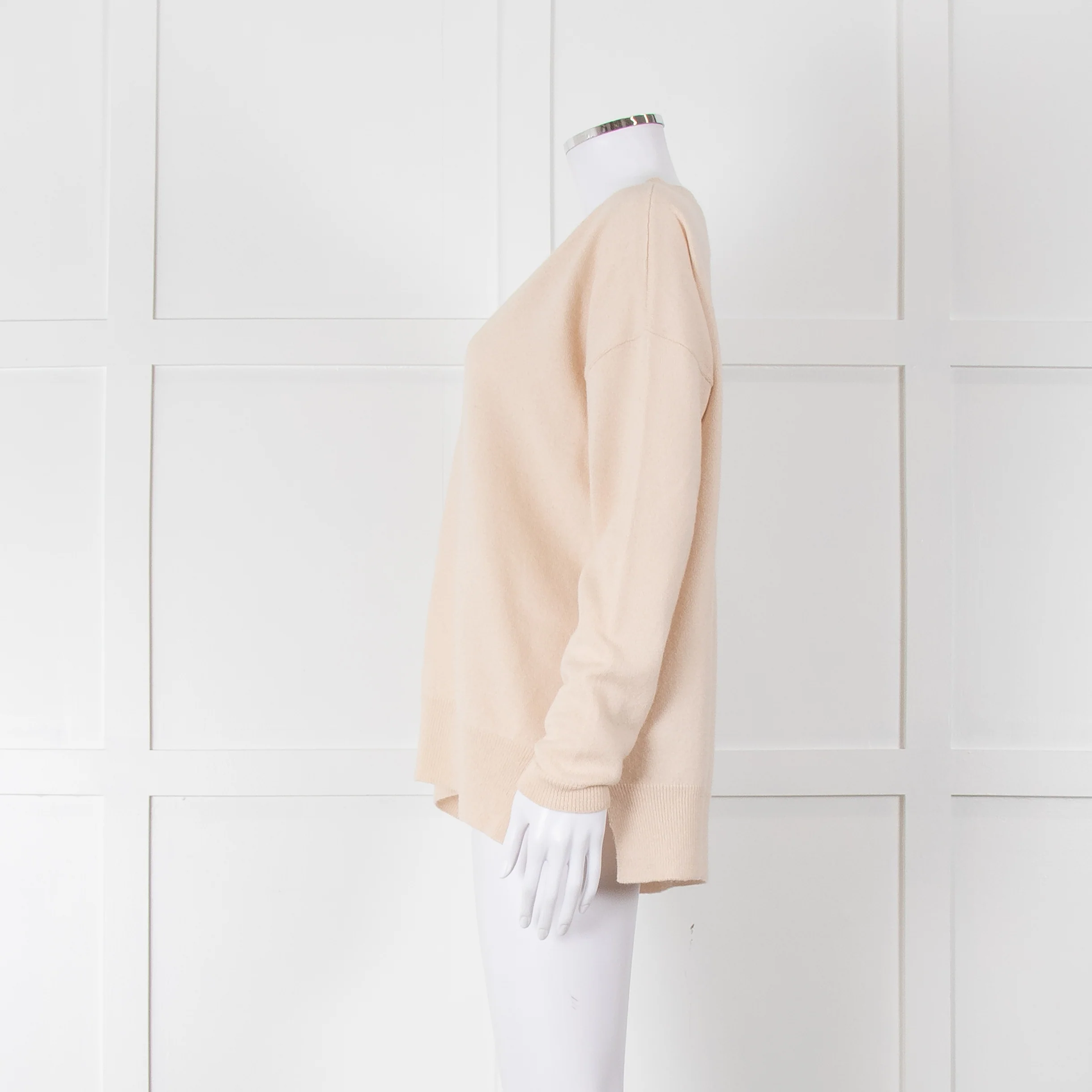 Riani Cream V Neck Jumper - Image 7