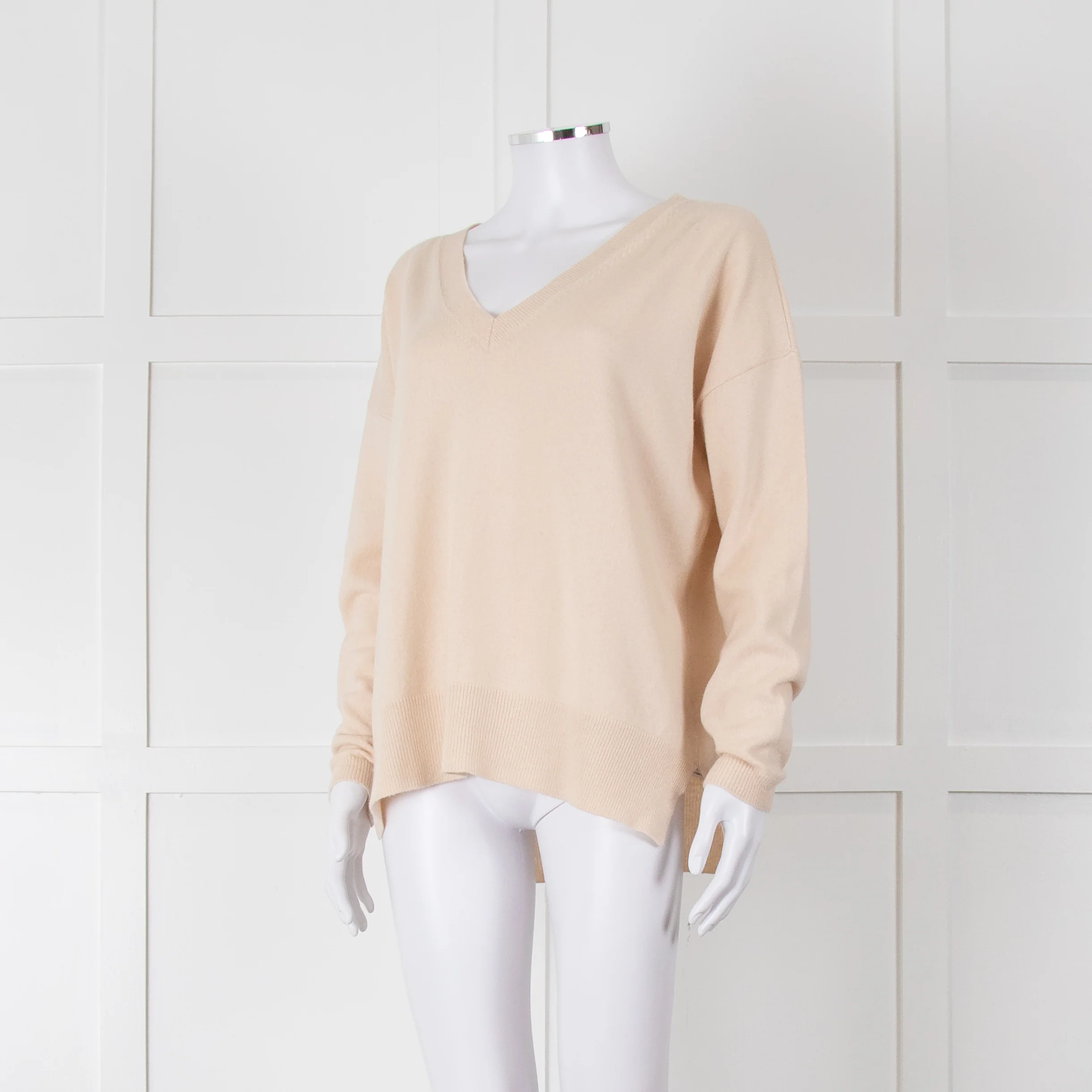 Riani Cream V Neck Jumper - Image 8