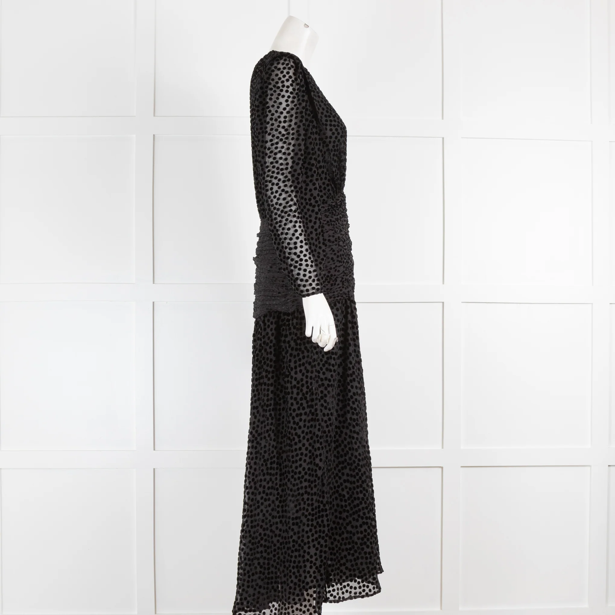Rixo Black Raquel Midi Dress - Image 2