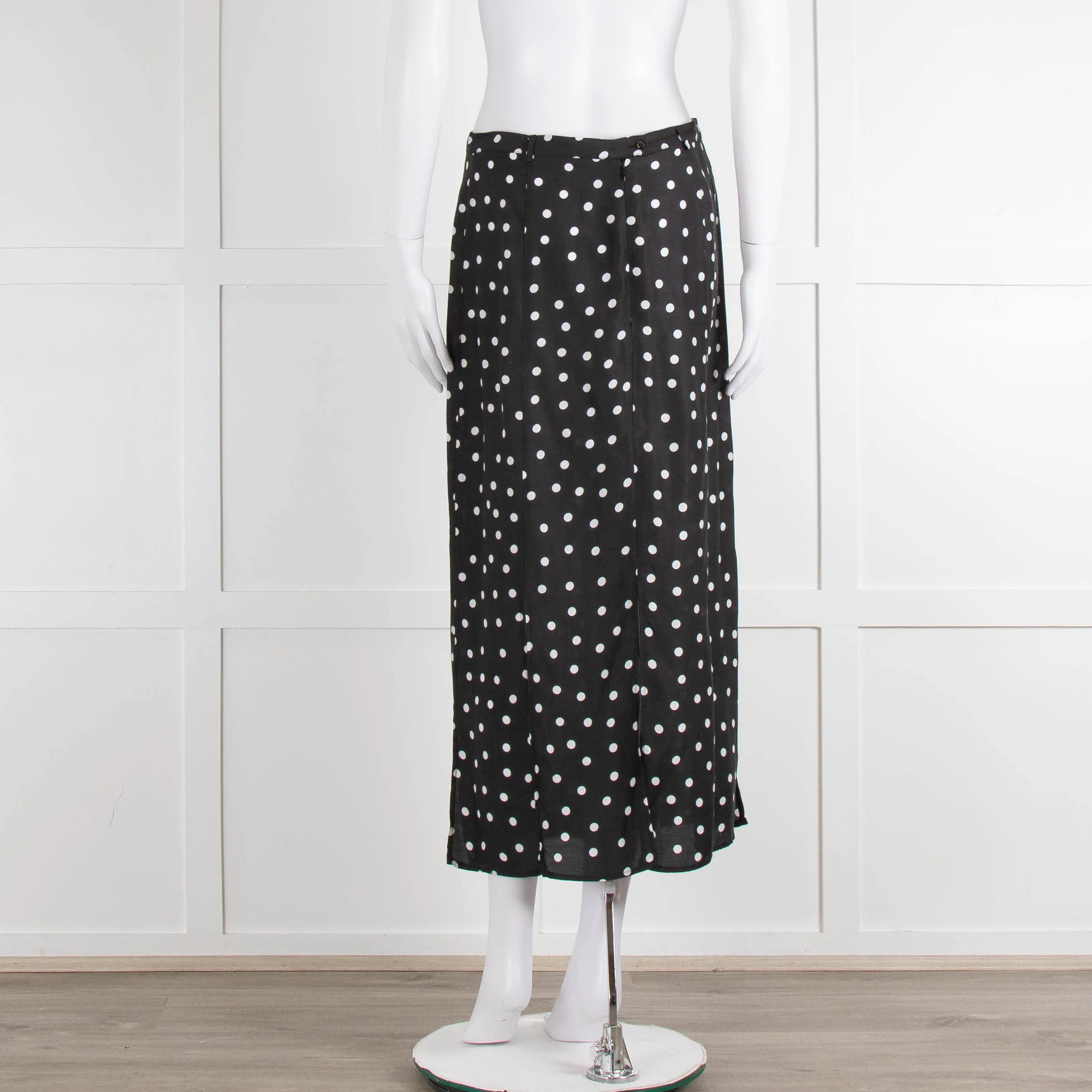 Rixo Black Skirt With White Spot - Image 5
