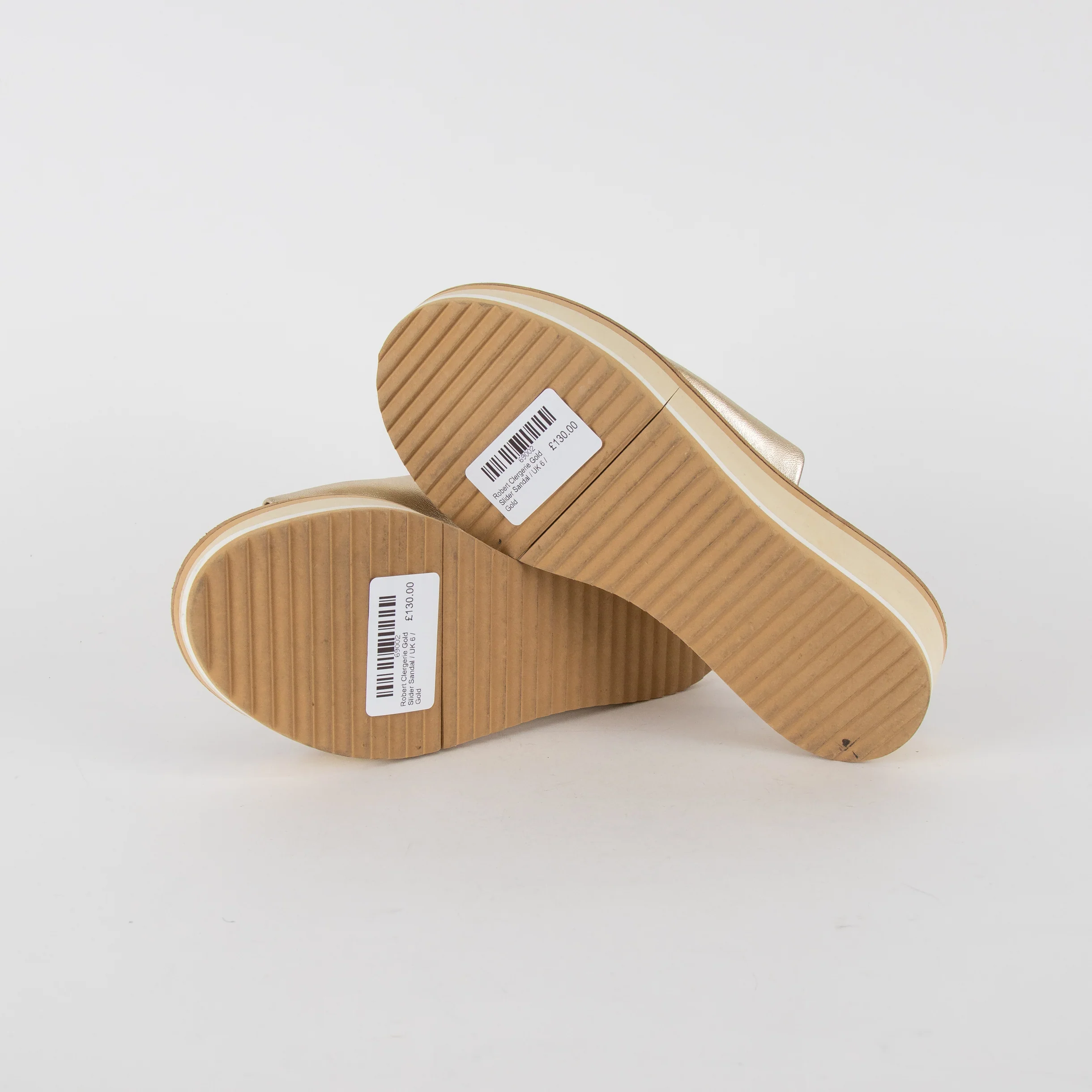 Robert Clergerie Gold Slider Sandal - Image 5