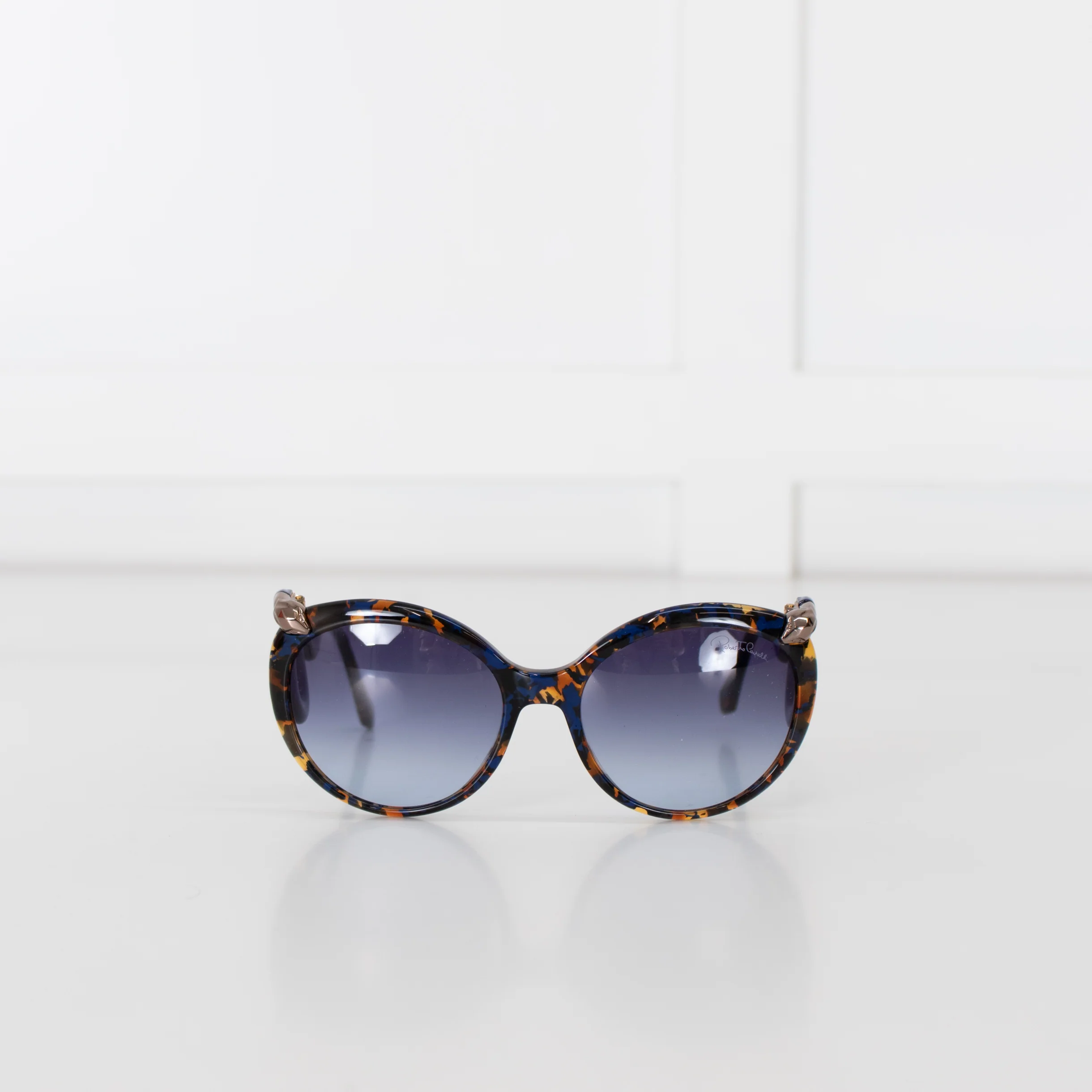 Roberto Cavalli Brown Castellina Sunglasses