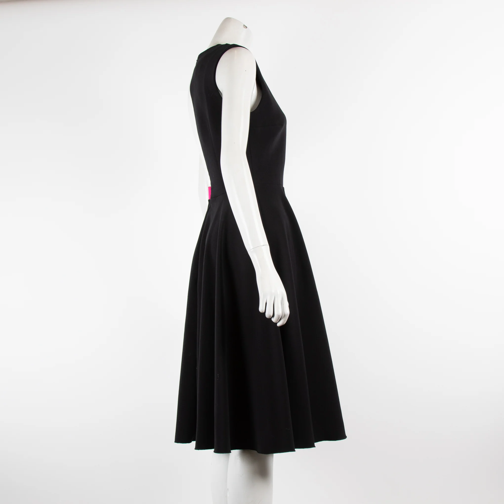 Roksanda Black Pink Cream Sleeveless Dress - Image 2