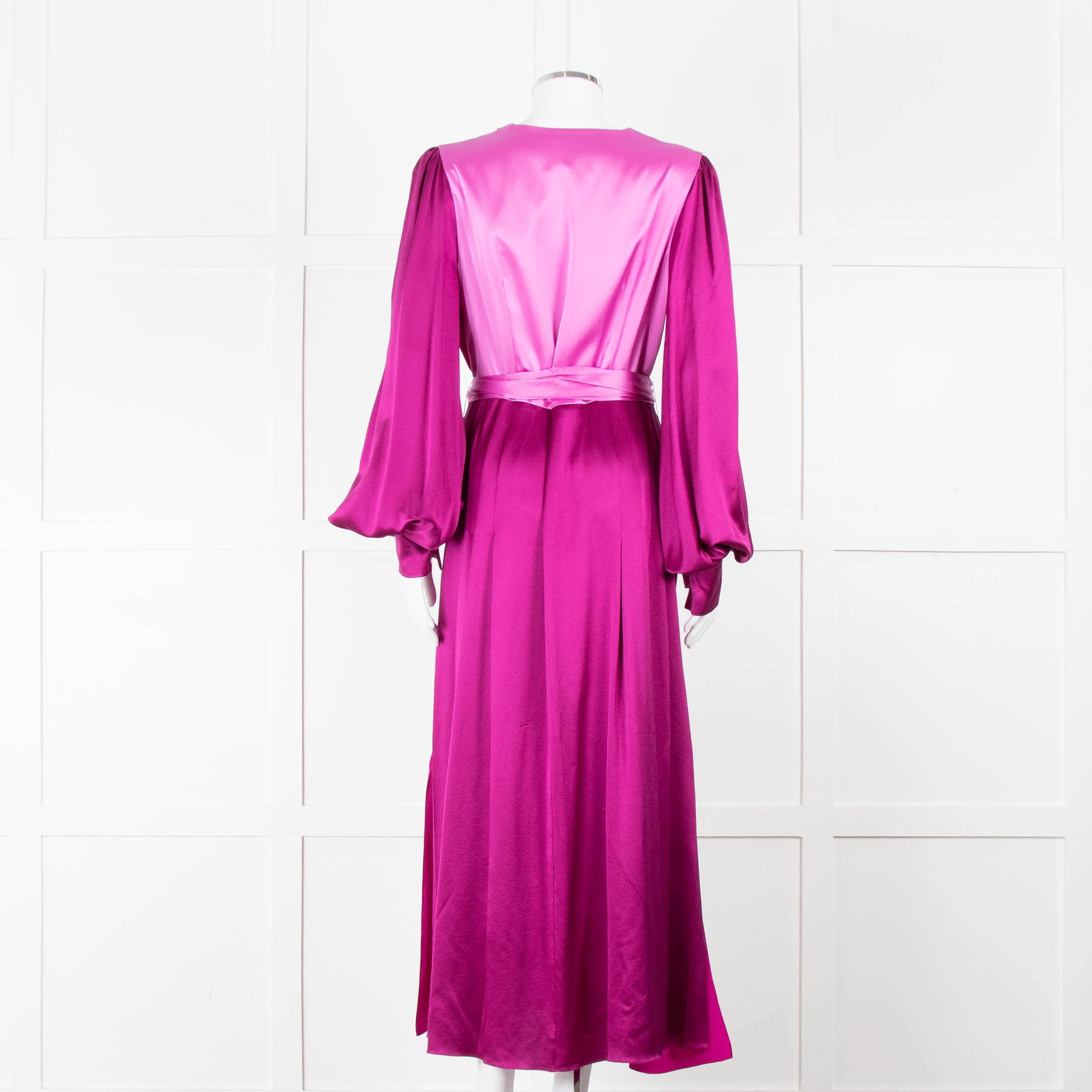 Roksanda Purple 100% Silk Dress With Contrast Belt - Image 5