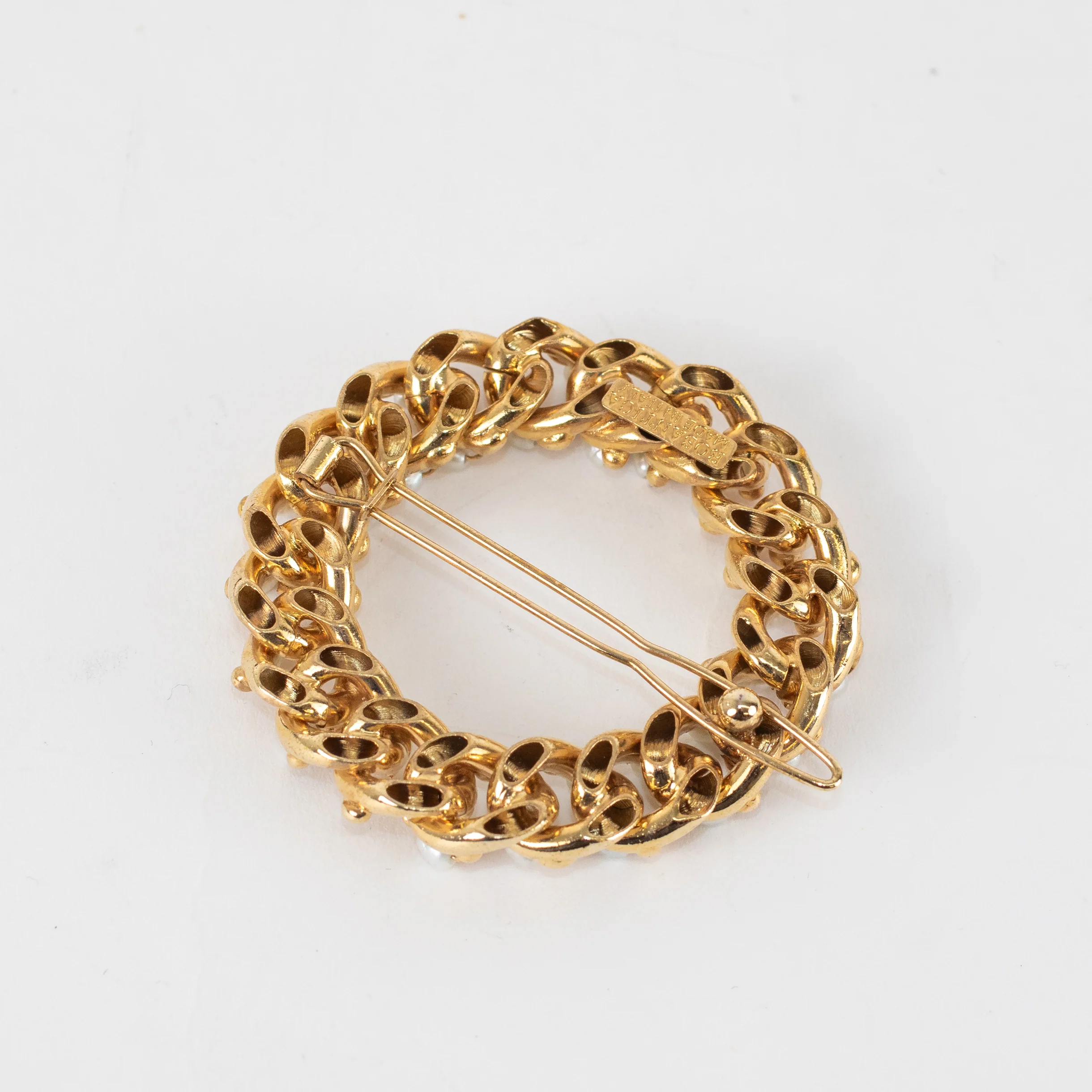 Rosantica Milano Gold Faux Pearl Hair Clip - Image 4