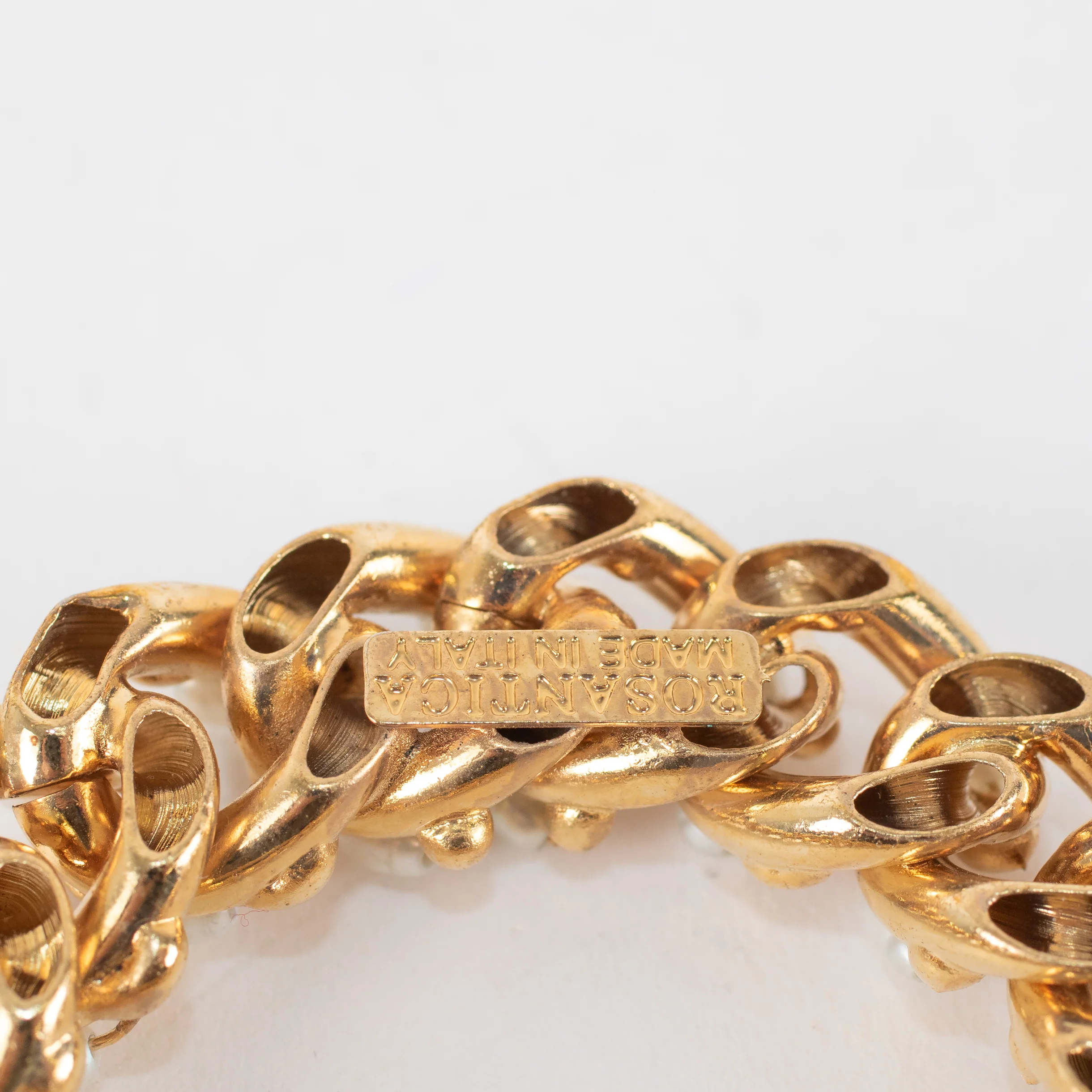 Rosantica Milano Gold Faux Pearl Hair Clip - Image 5