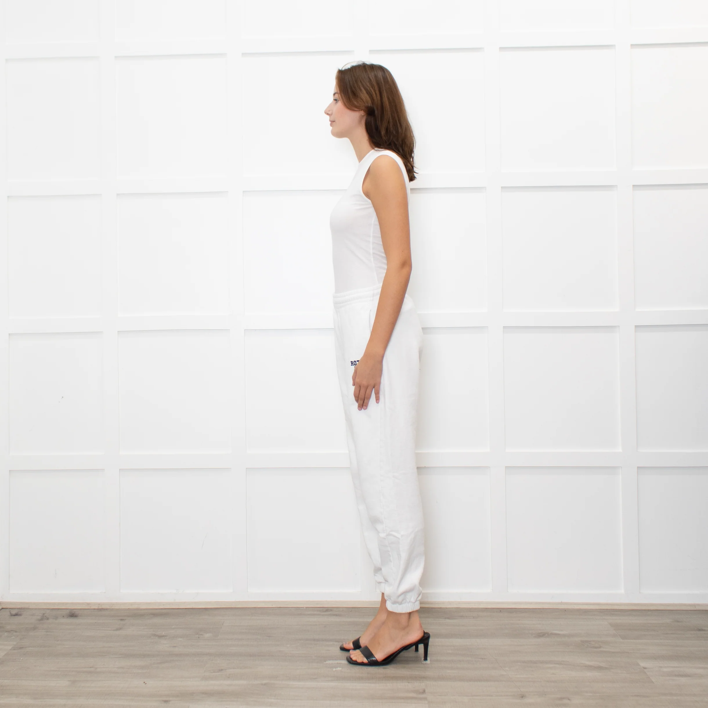 Rotate by Birger Christensen White Logo Joggers - Image 4