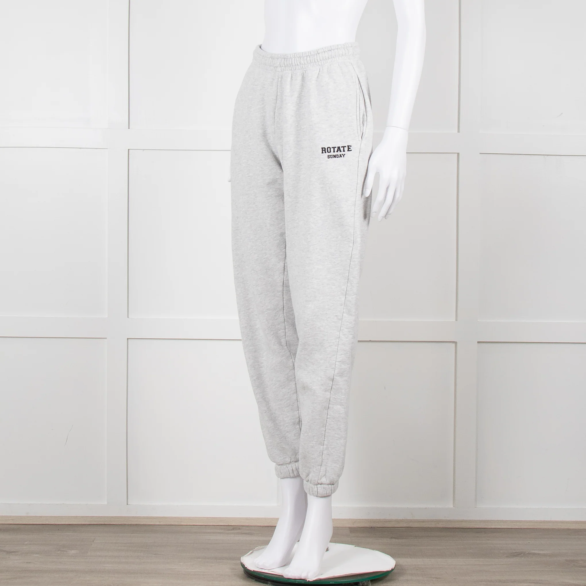 Rotate Grey Joggers With Logo On Front - Image 8