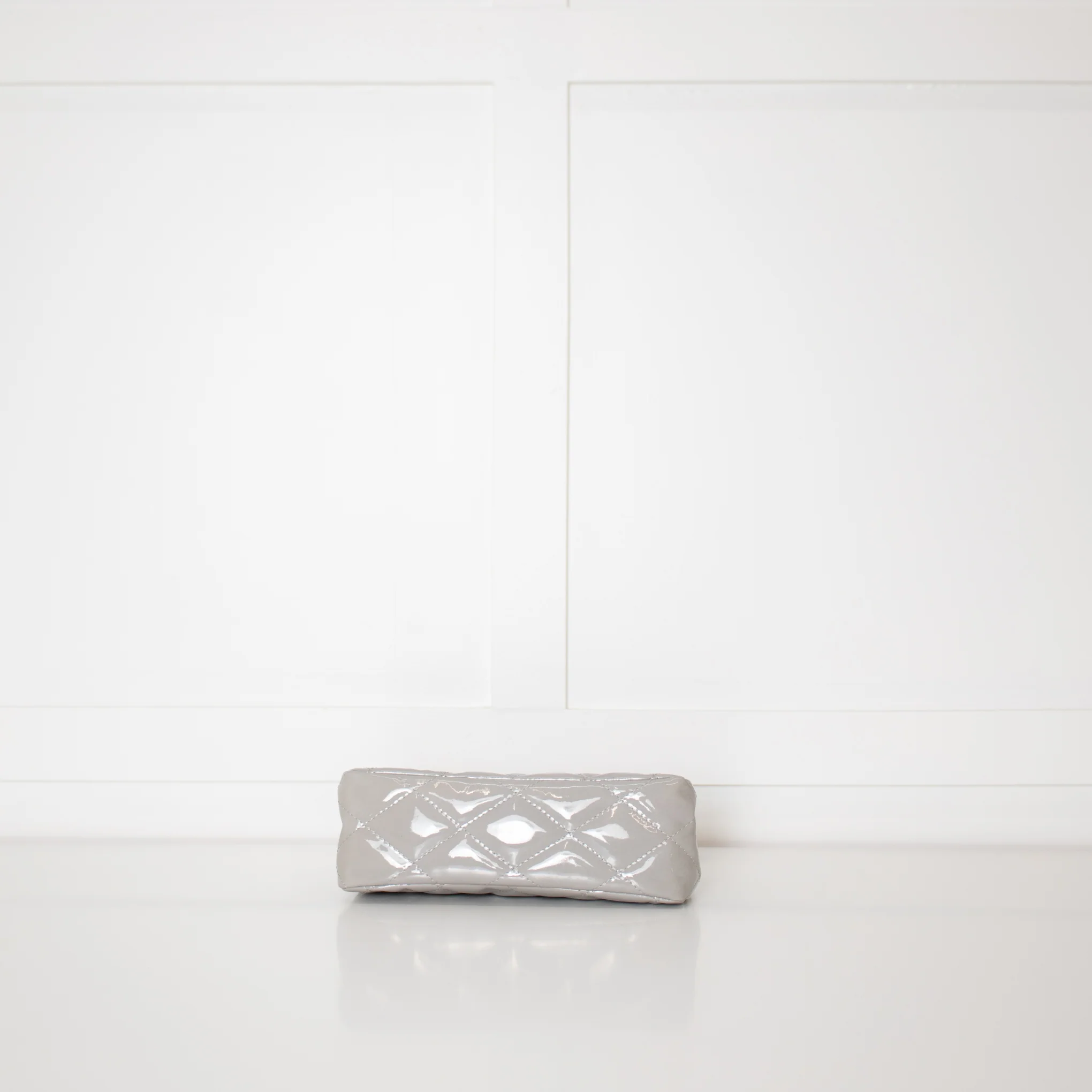 Russell & Bromley Grey Patent Crossbody Bag - Image 6