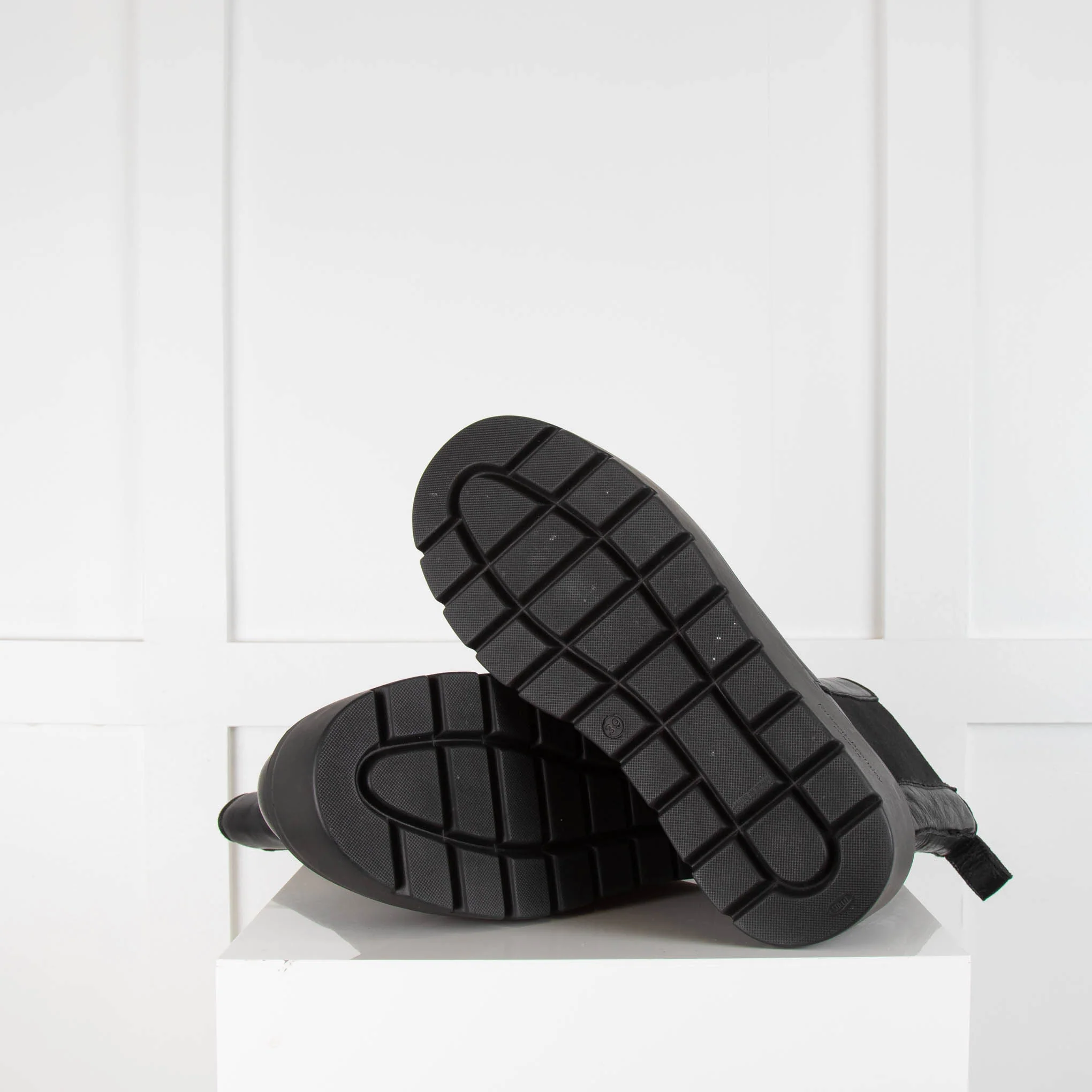 Russell & Bromley Leather Biker Boot - Image 3