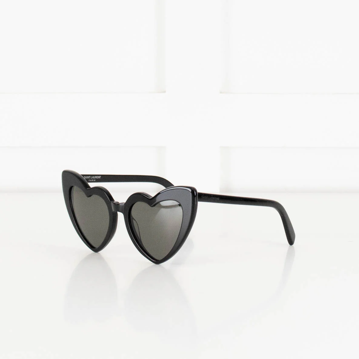 Saint Laurent Black Heart Frame Lou Lou Sunglasses - Image 3