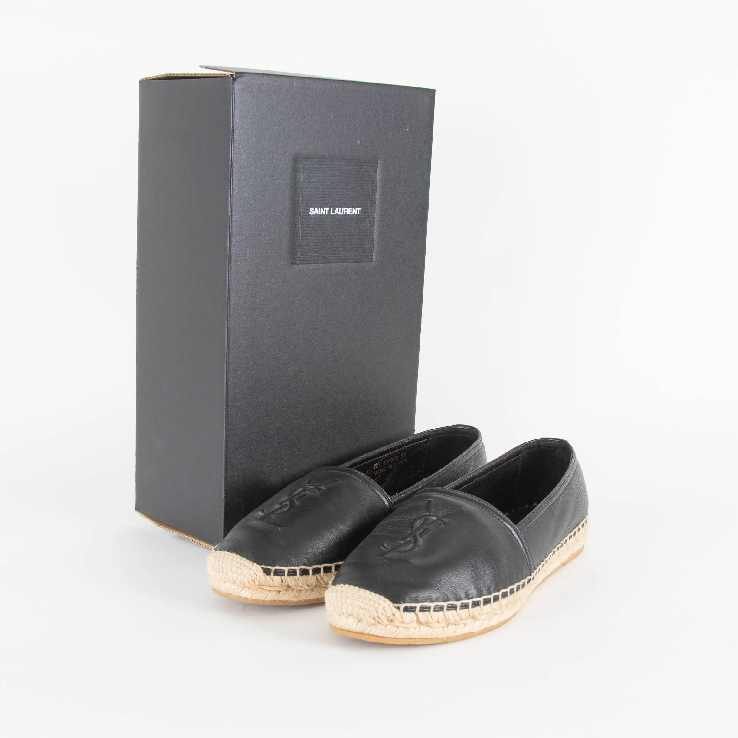 Saint Laurent Black Lea Espadrille - Image 3