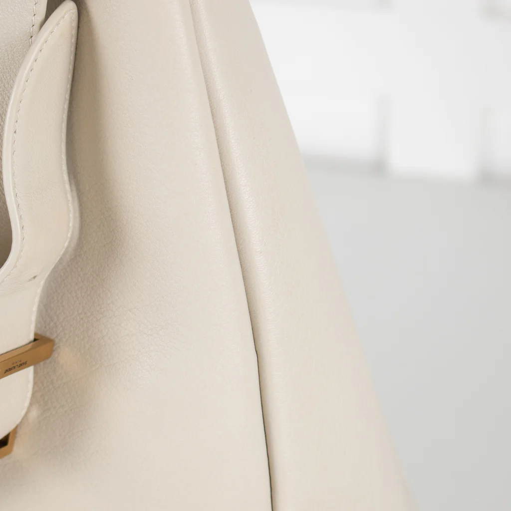 Saint Laurent Cream Large Le 5 a 7 Bag - Image 10