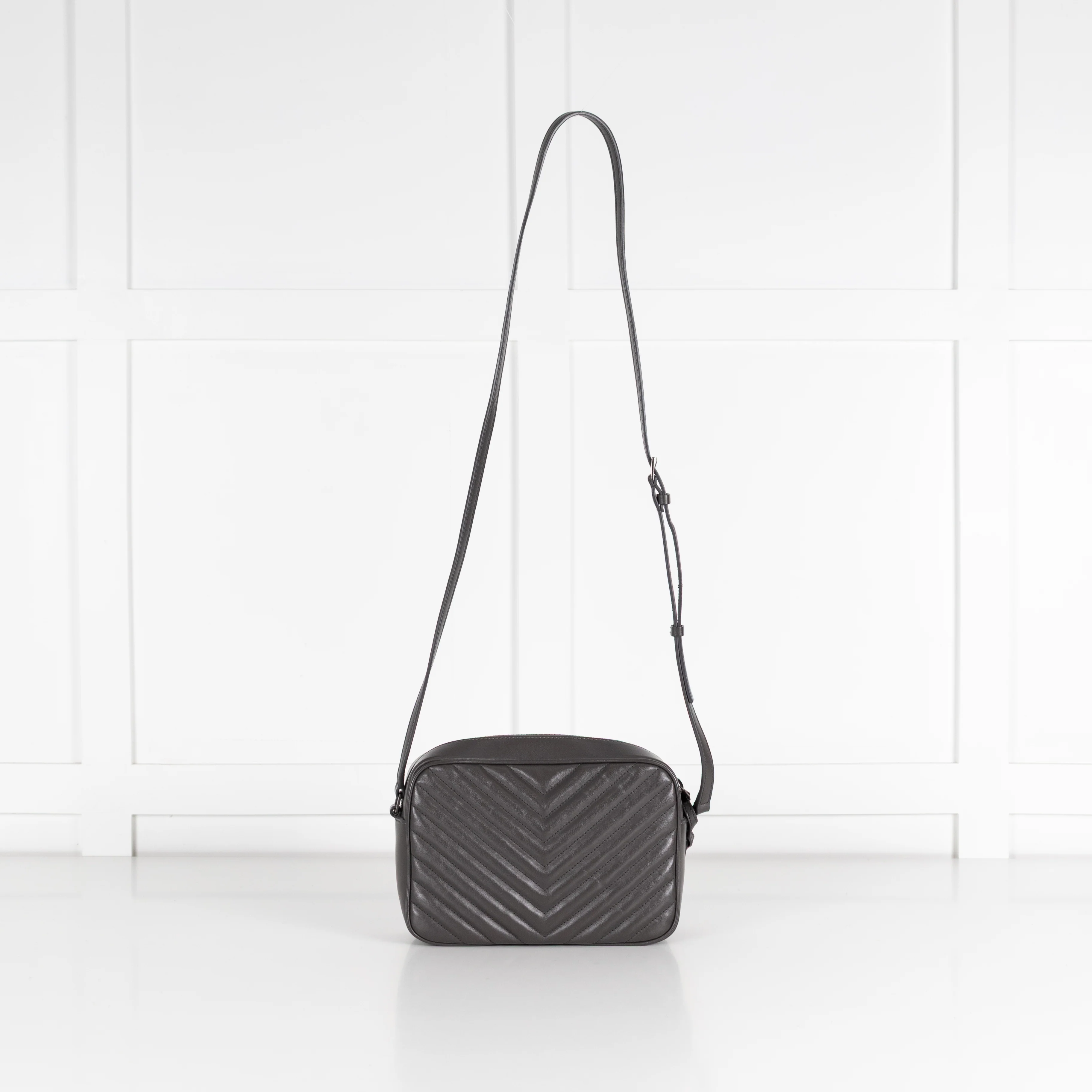 Saint Laurent Grey Camera Bag - Image 7