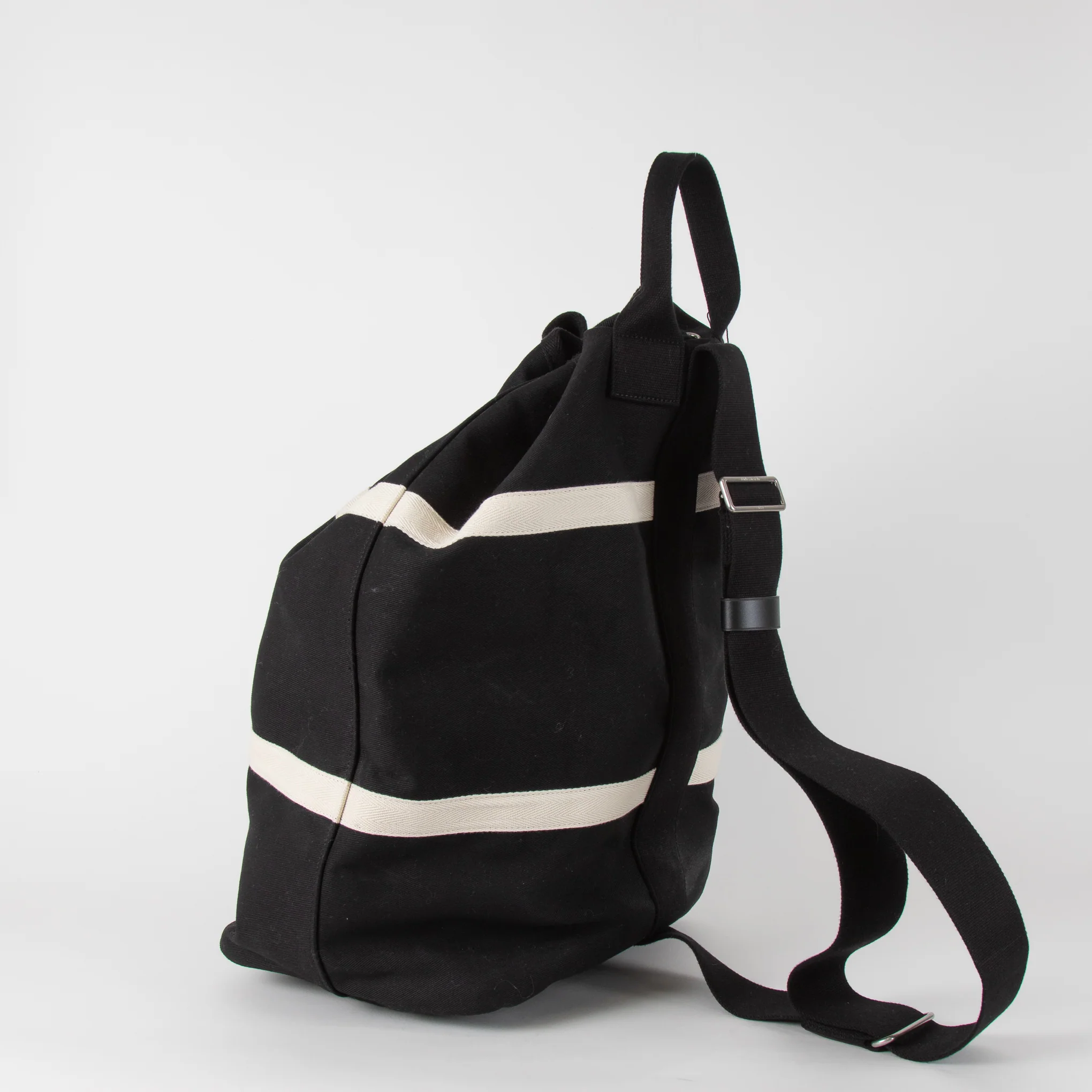 Saint Laurent YSL Rive Gauche Embroidered Bucket Bag - Image 6