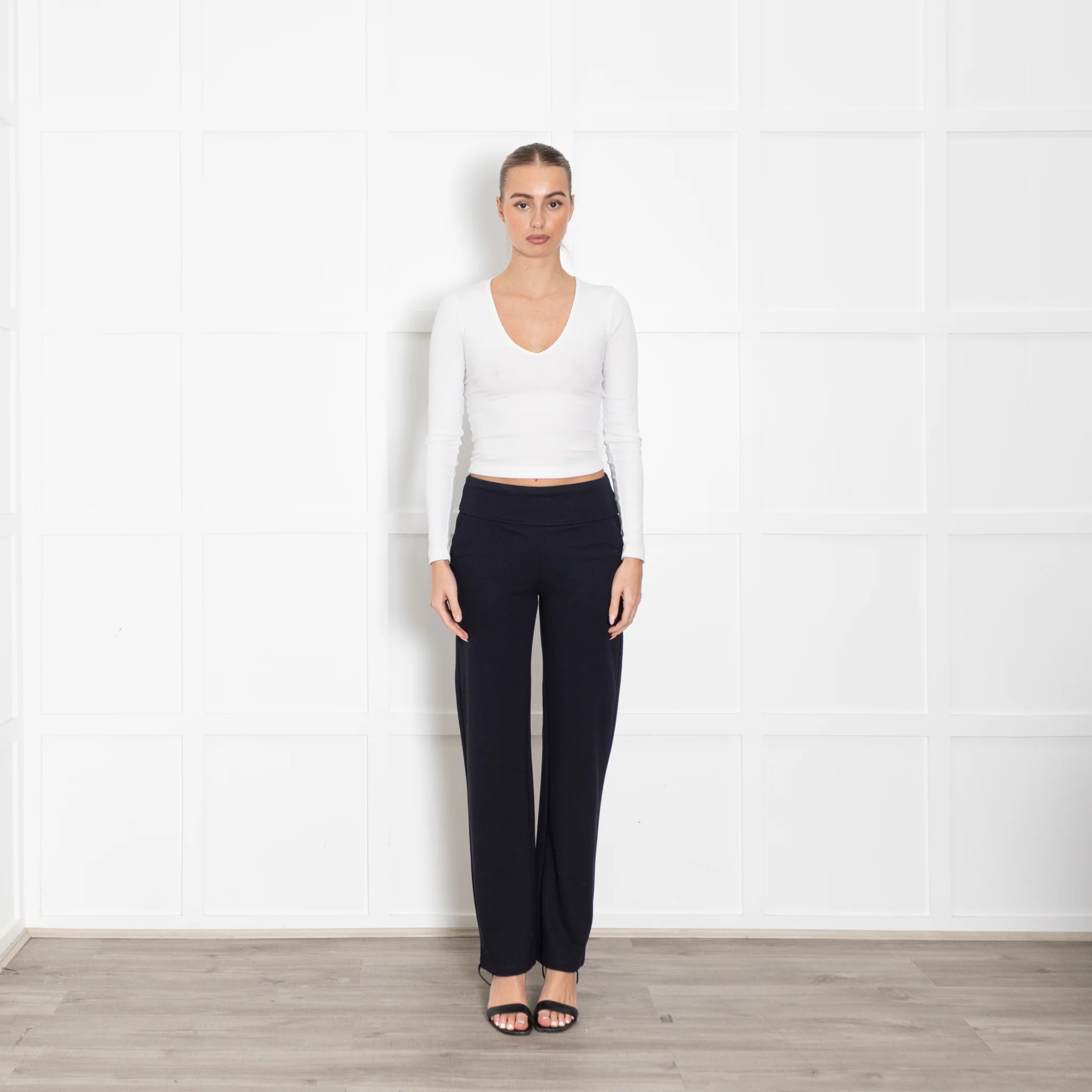 Saint & Sofia Navy Runway Trousers