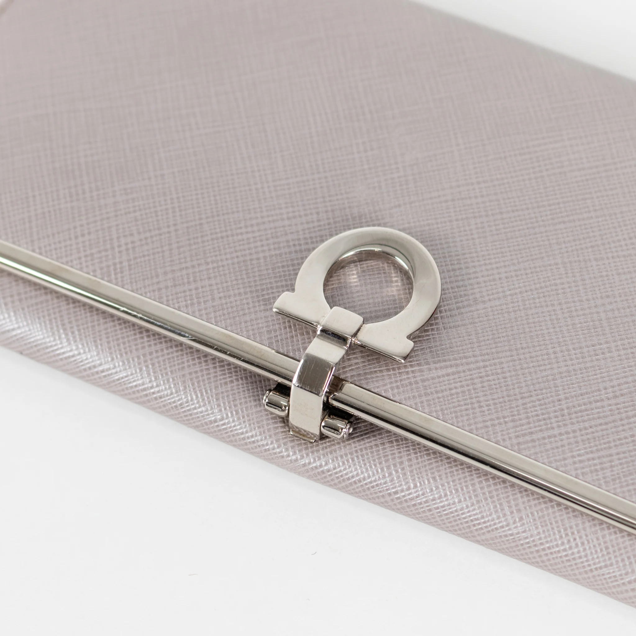 Salvatore Ferragamo Grey Continental Wallet - Image 11