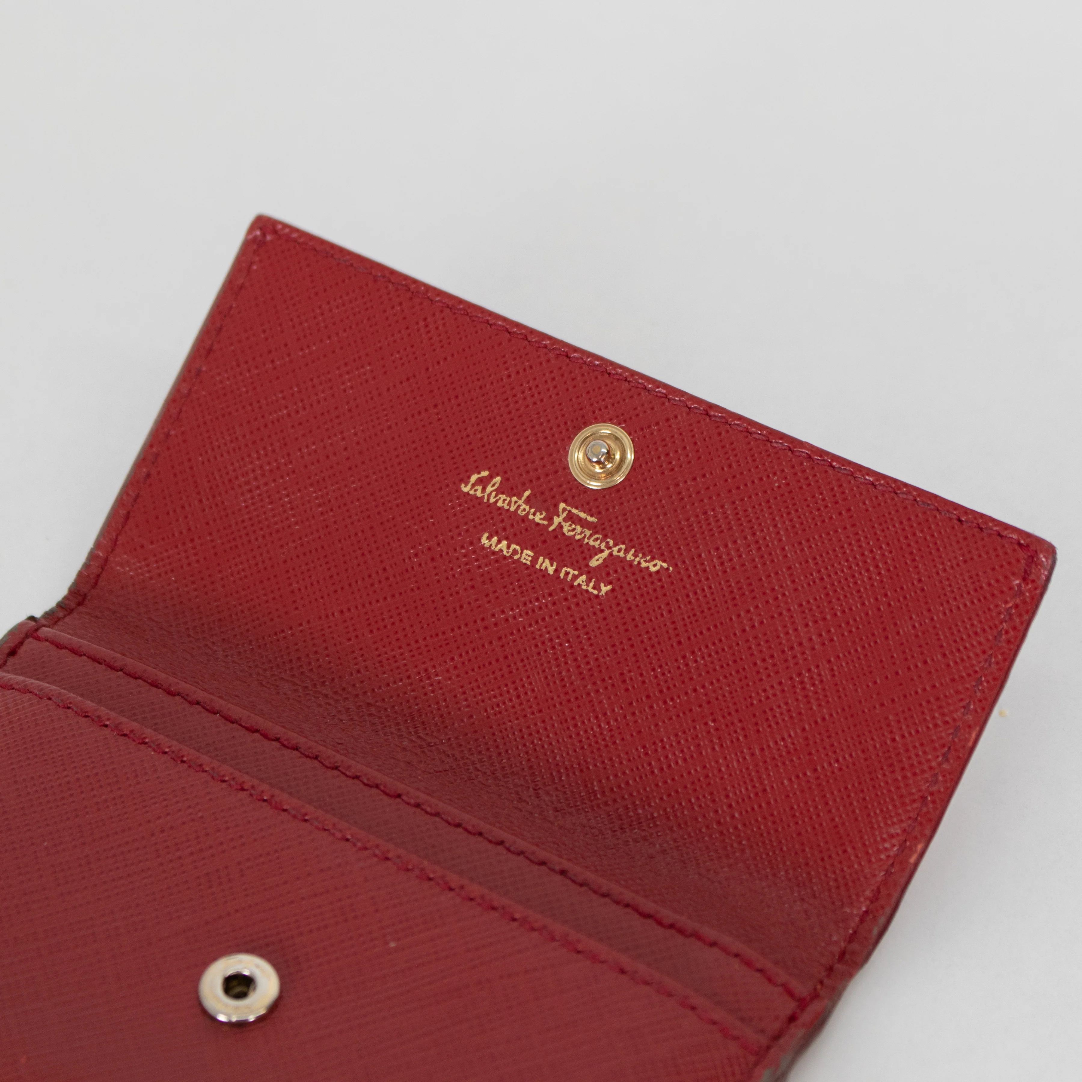 Salvatore Ferragamo Red Card Holder - Image 5