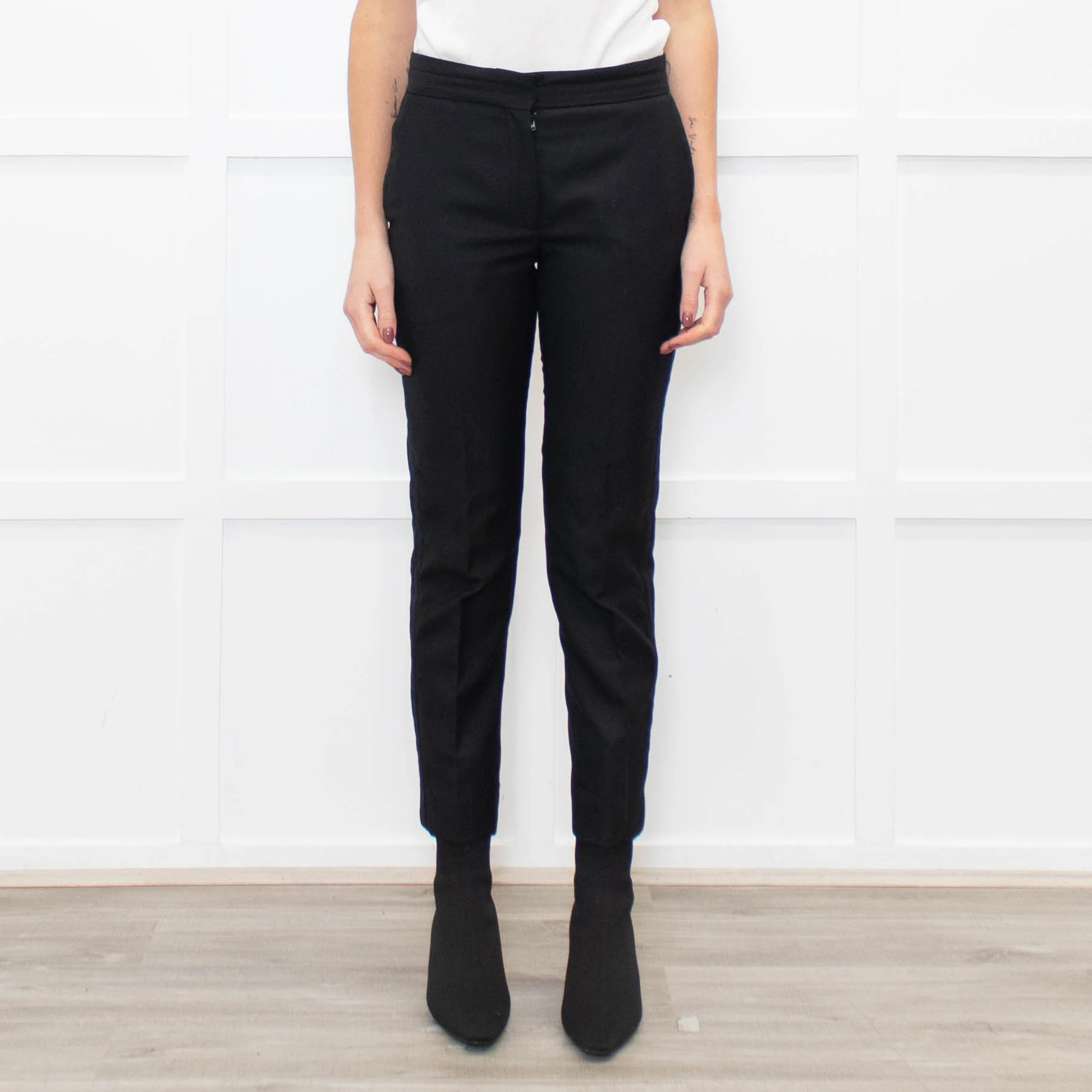 Sandro Black Tailored Trousers - Image 2