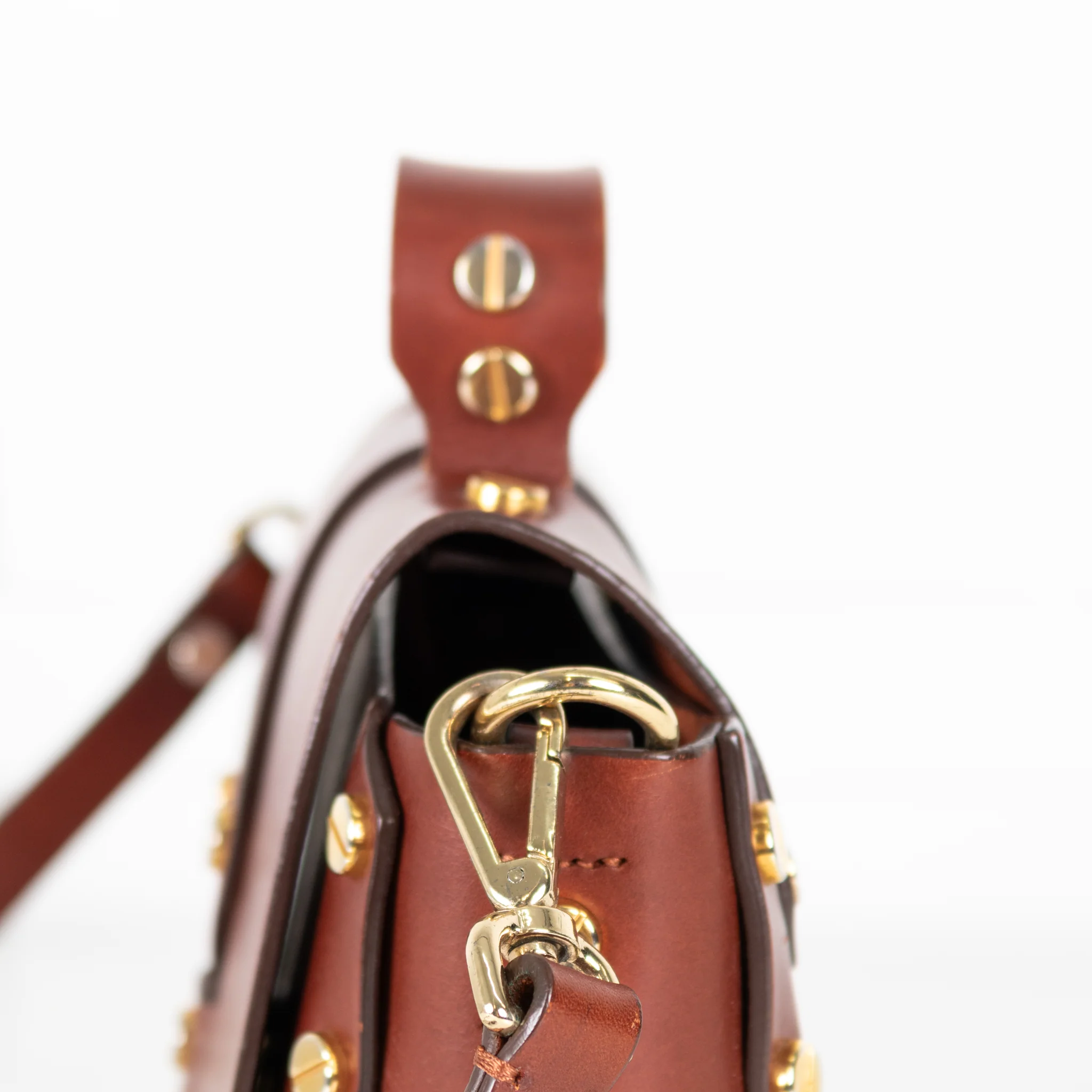 Sandro Brown Abby Satchel Bag - Image 13
