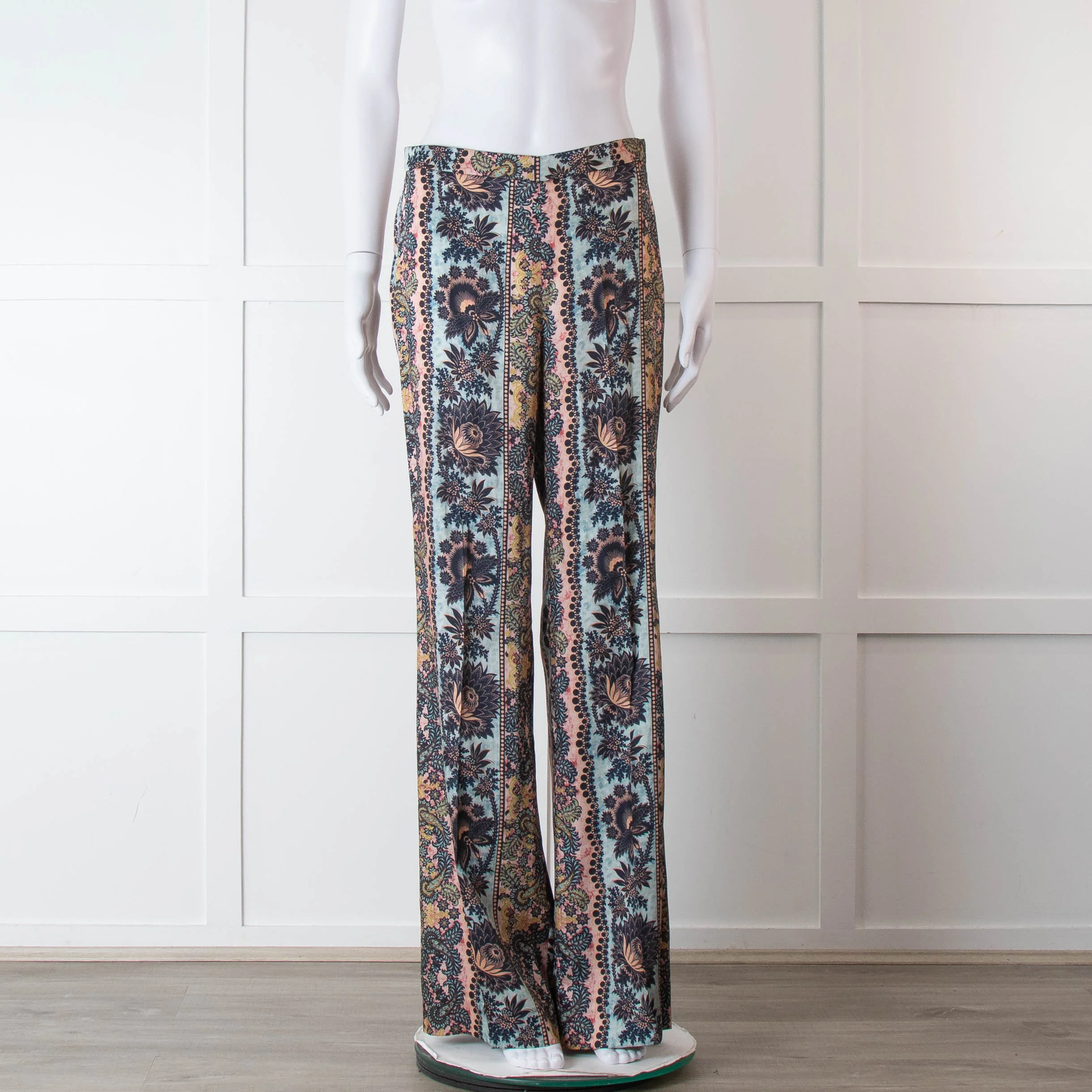 Sandro Flowing Boroque Printed Trousers