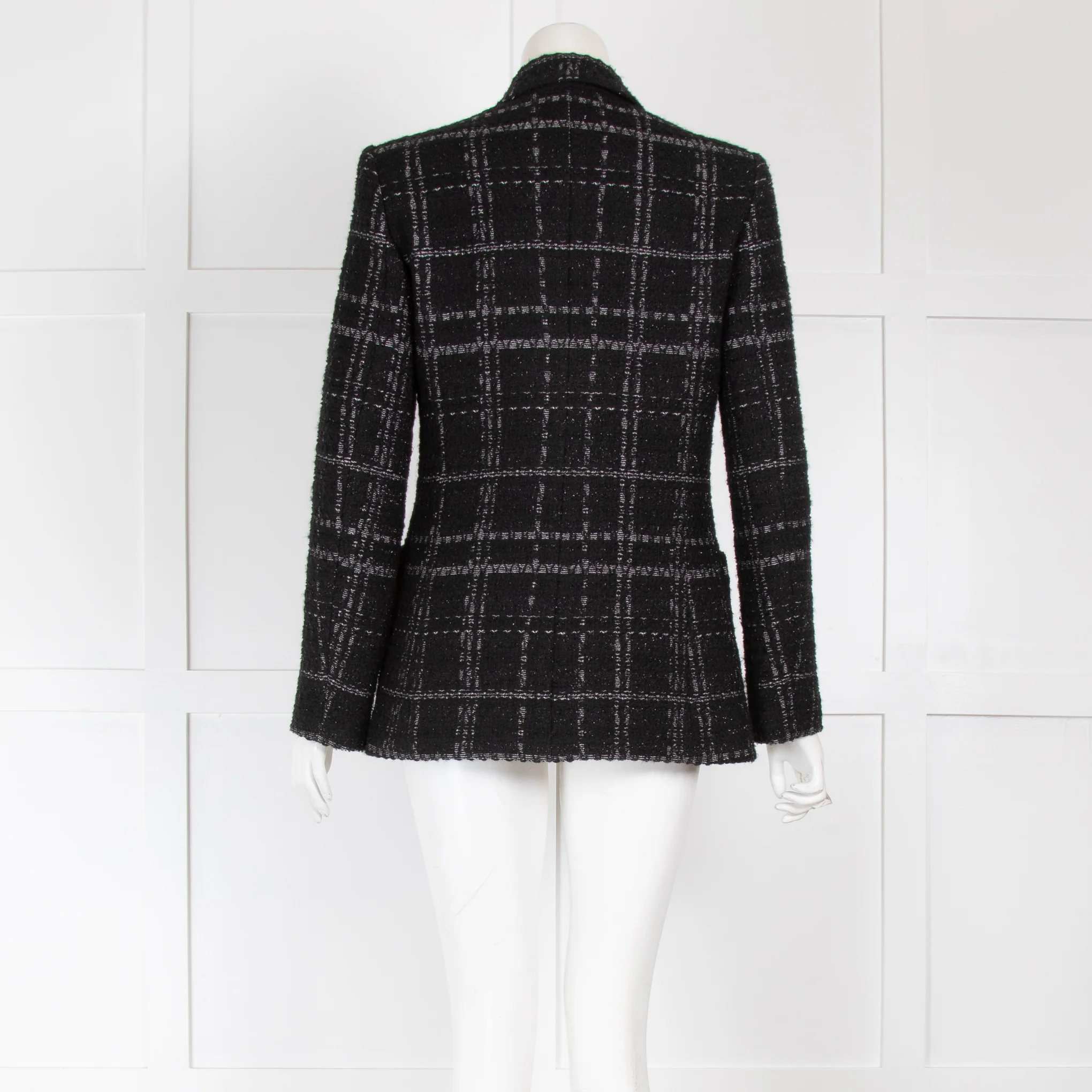 Sandro Metallic Tweed Blazer - Image 3