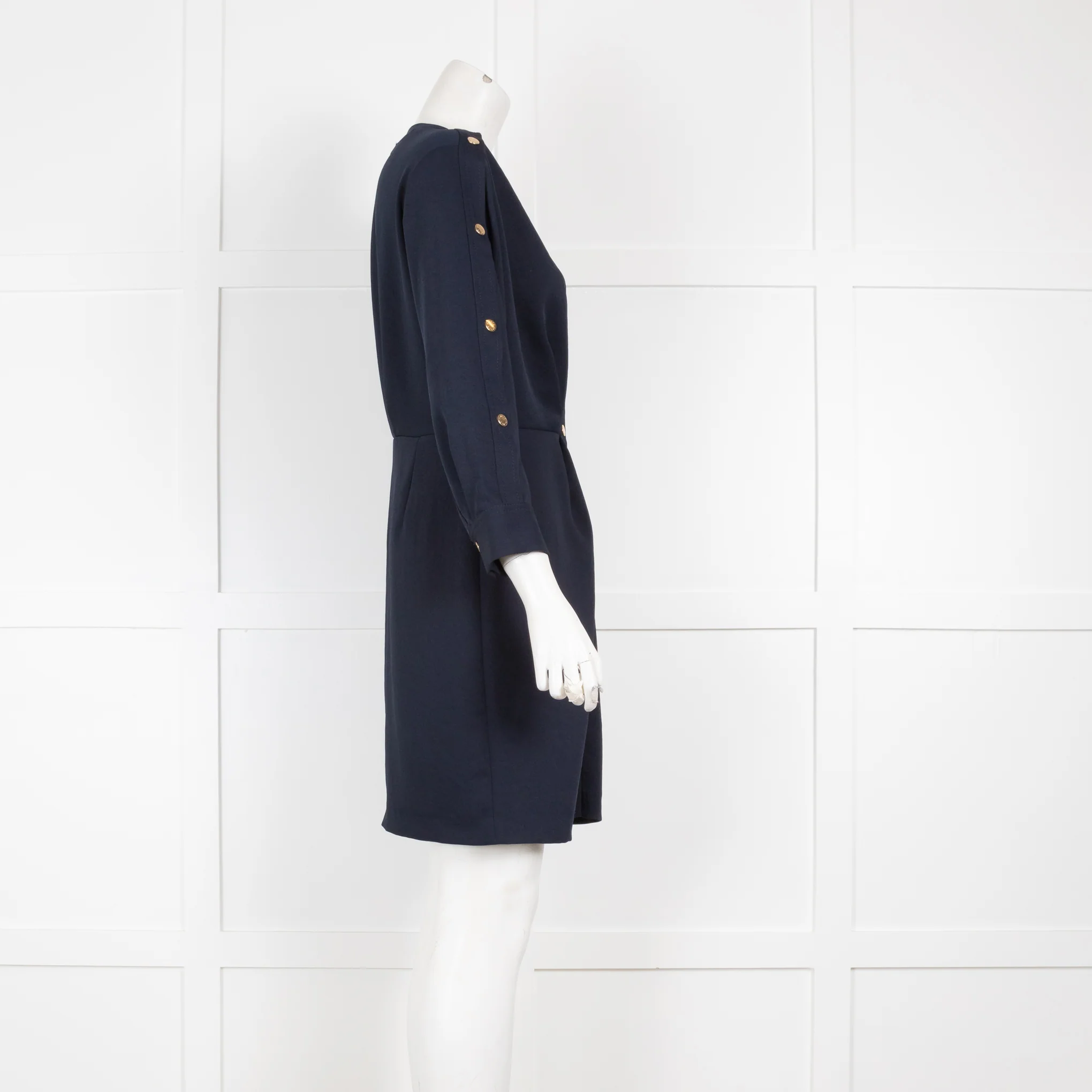 Sandro Navy Dress Gold Press Buttons - Image 2