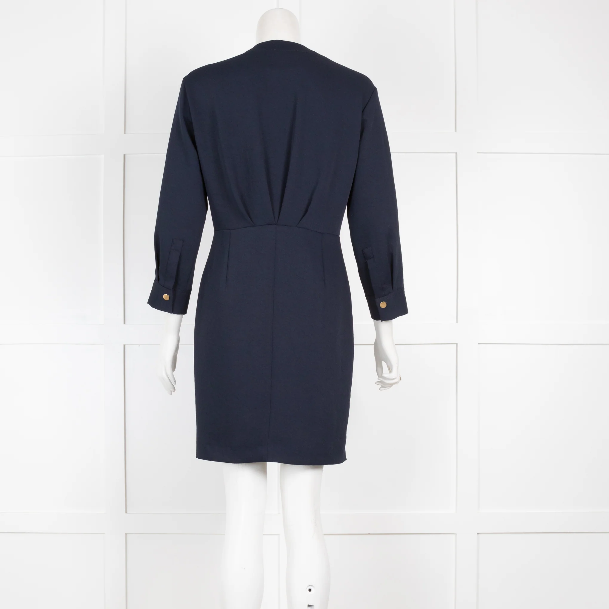 Sandro Navy Dress Gold Press Buttons - Image 3