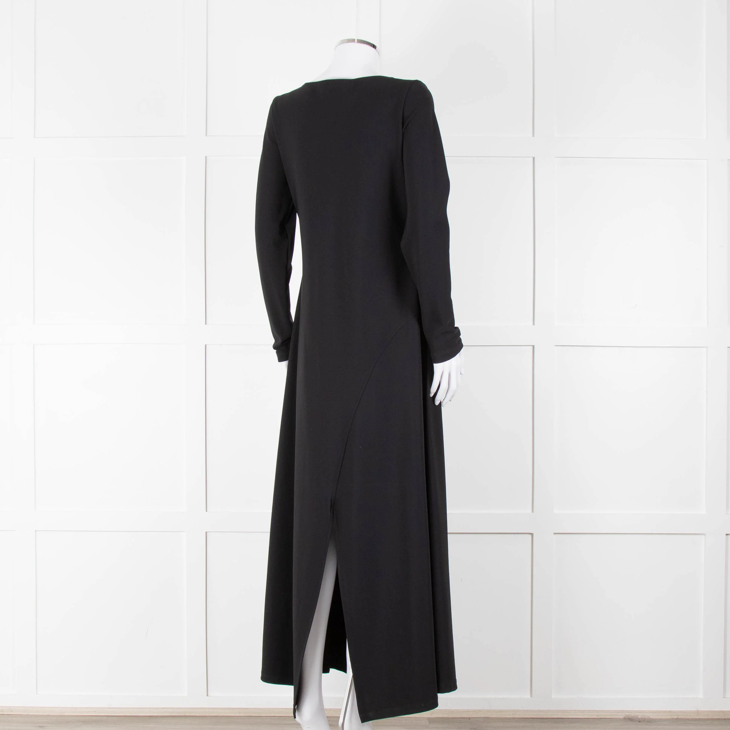 Sarah Pacini Black Spilt Bottom Long Dress - Image 4