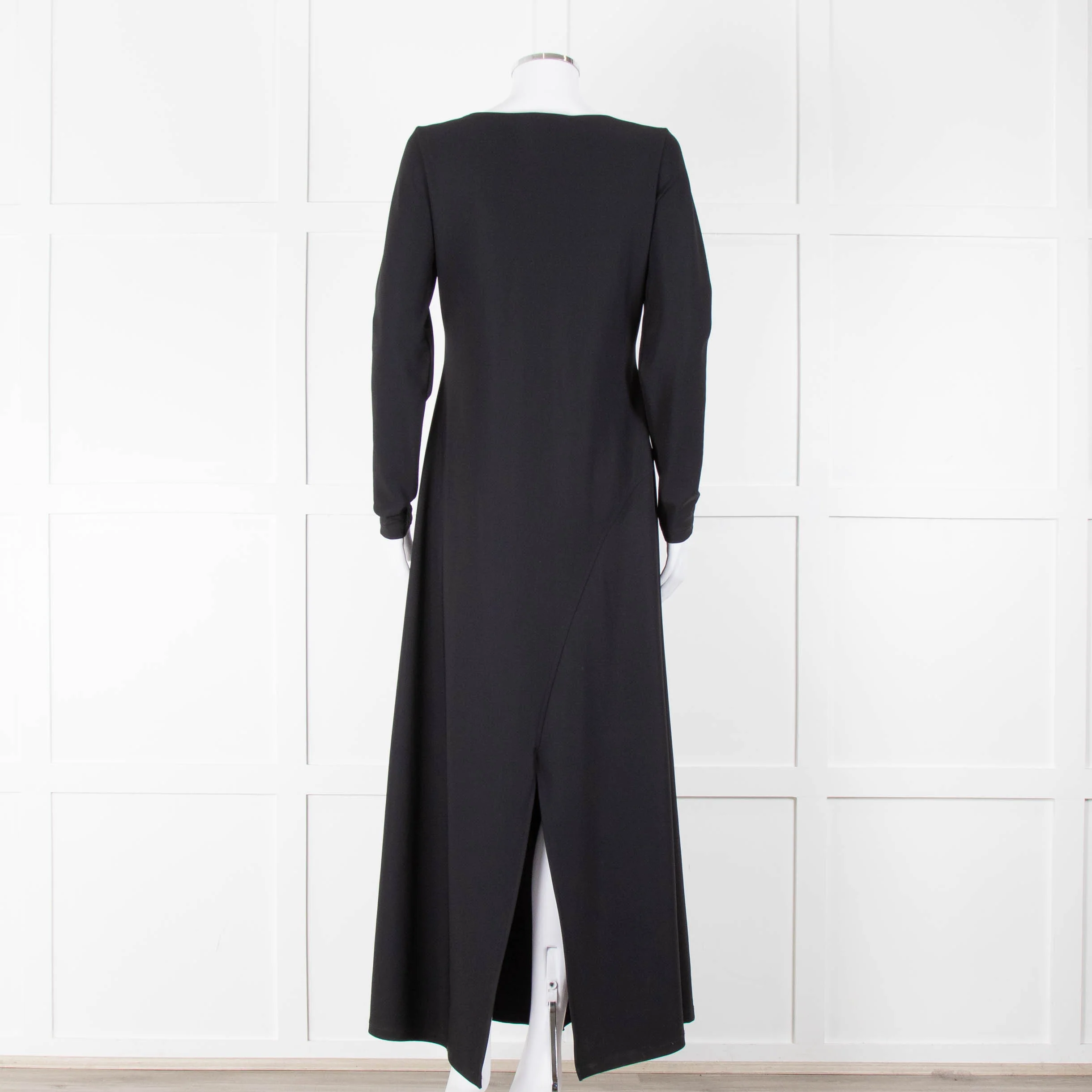 Sarah Pacini Black Spilt Bottom Long Dress - Image 5