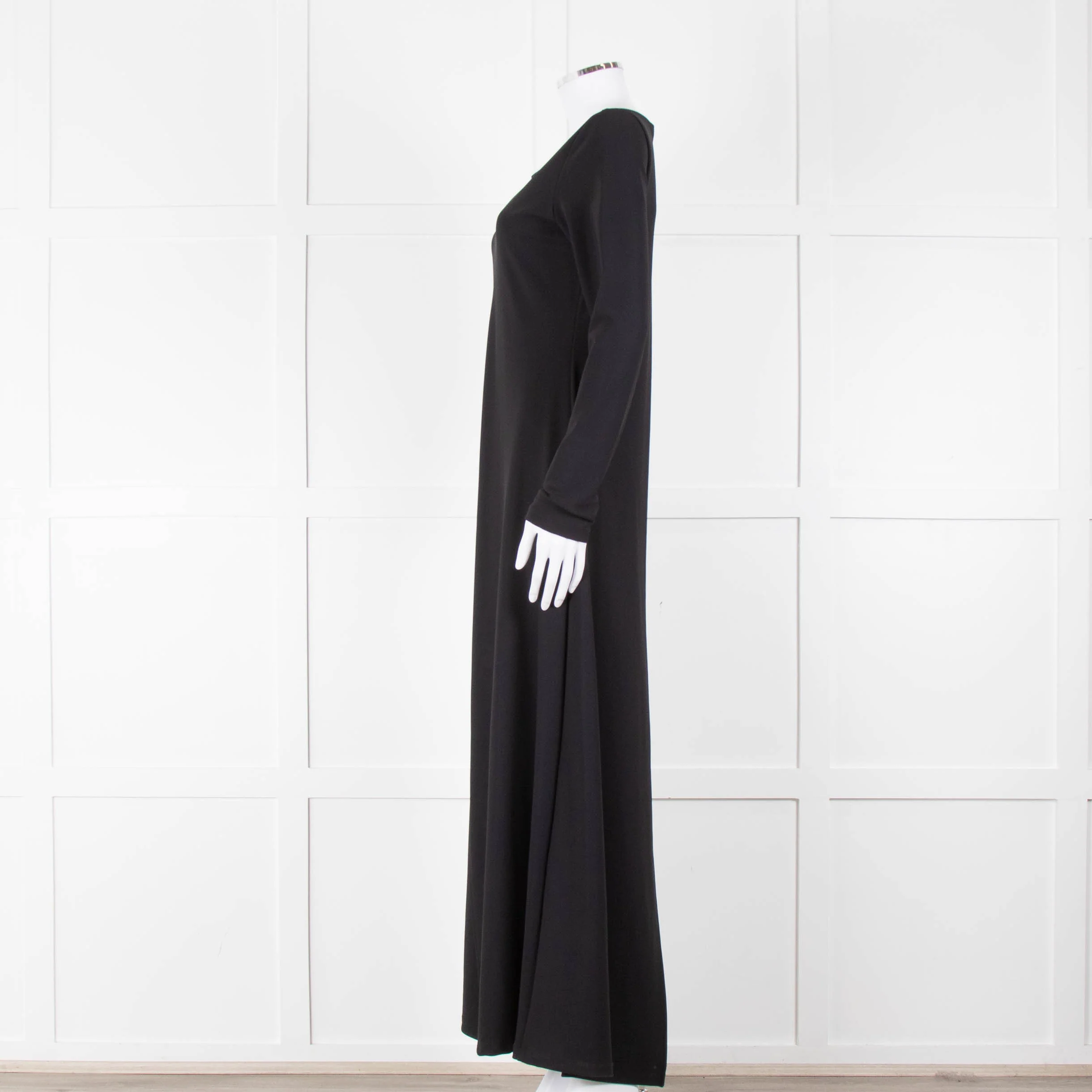 Sarah Pacini Black Spilt Bottom Long Dress - Image 7