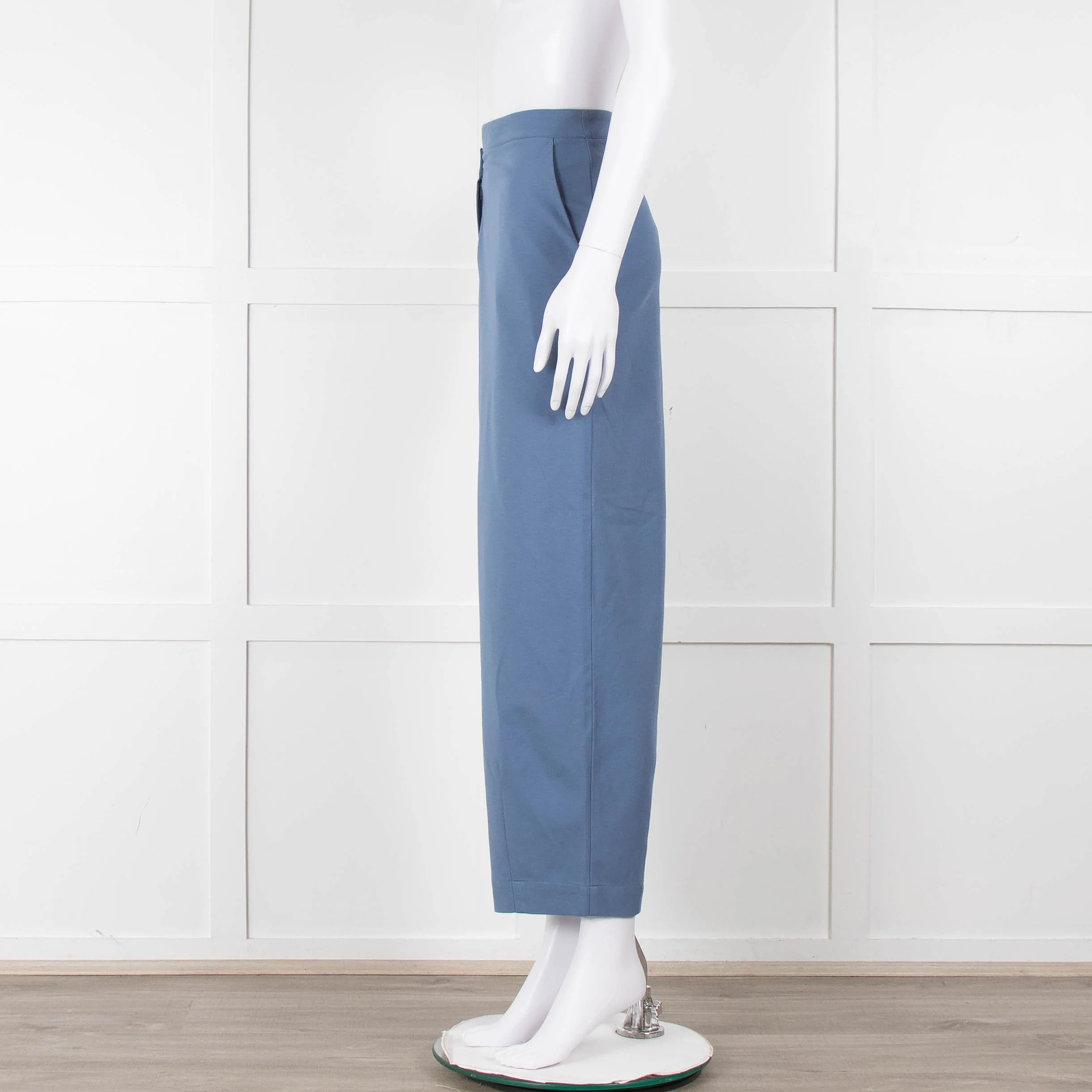 Sarah Pacini Blue Wide Leg Trousers - Image 7