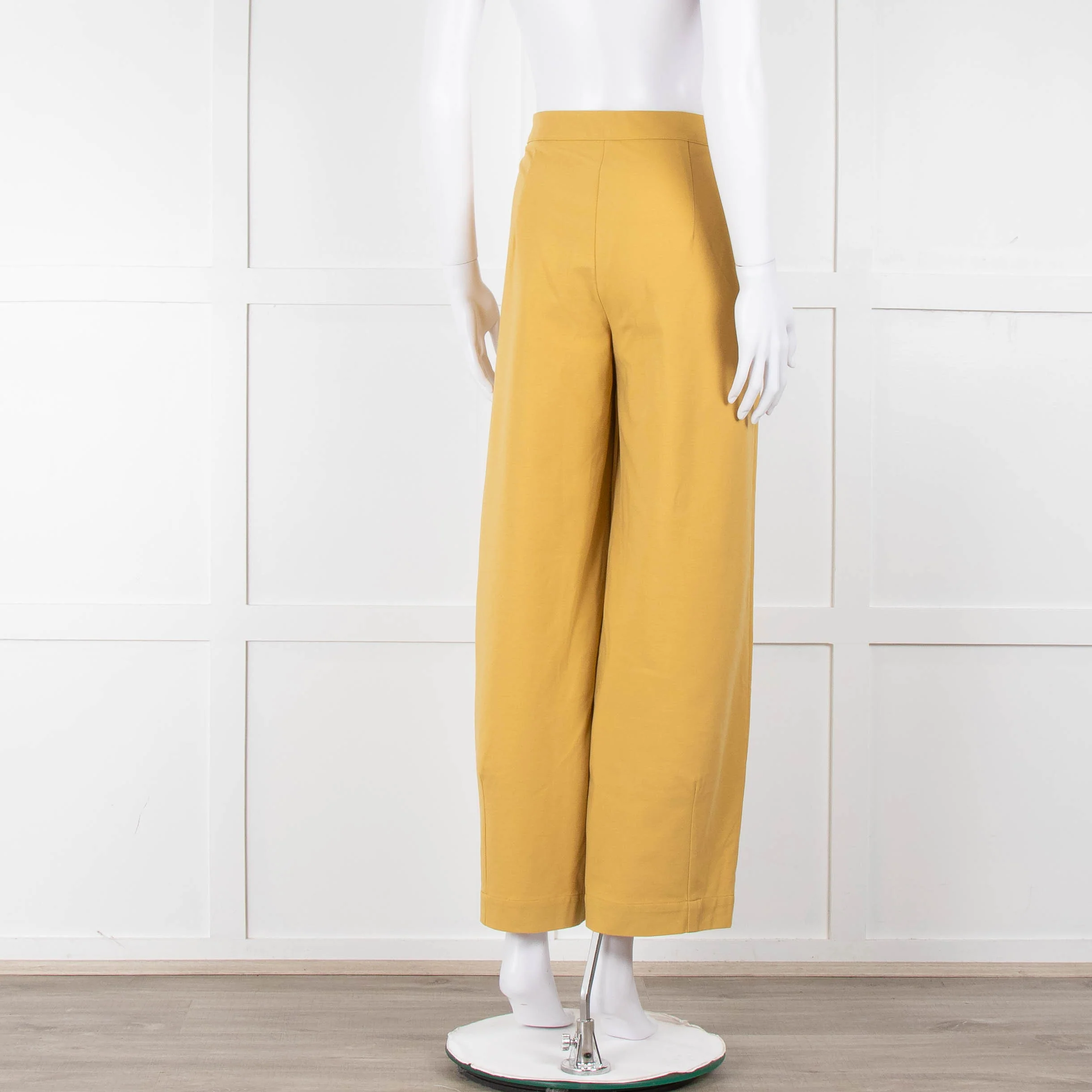 Sarah Pacini Mustard Wide Leg Trousers - Image 4