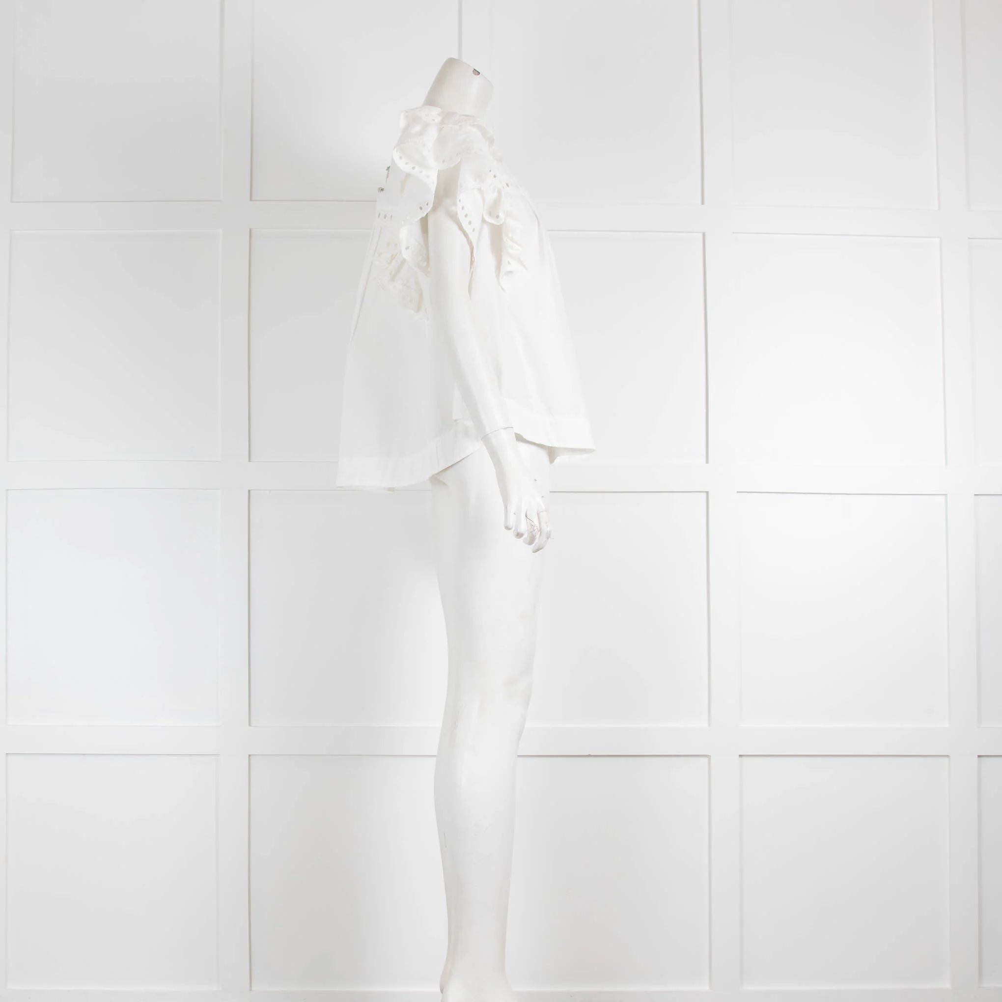 Scarlett Poppies White Broderie Anglaise Shirt - Image 2